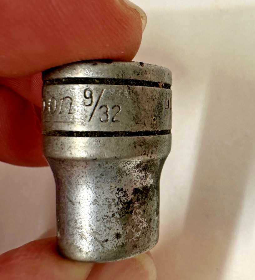Snap-On 9/32 Internal Pipe Plug Socket PP 409 3/8” Drive