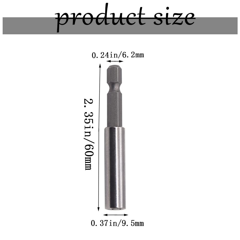 11-Piece Impact Socket Adapter Set – 3/6 Inch Hex Shank, One Size, Black
