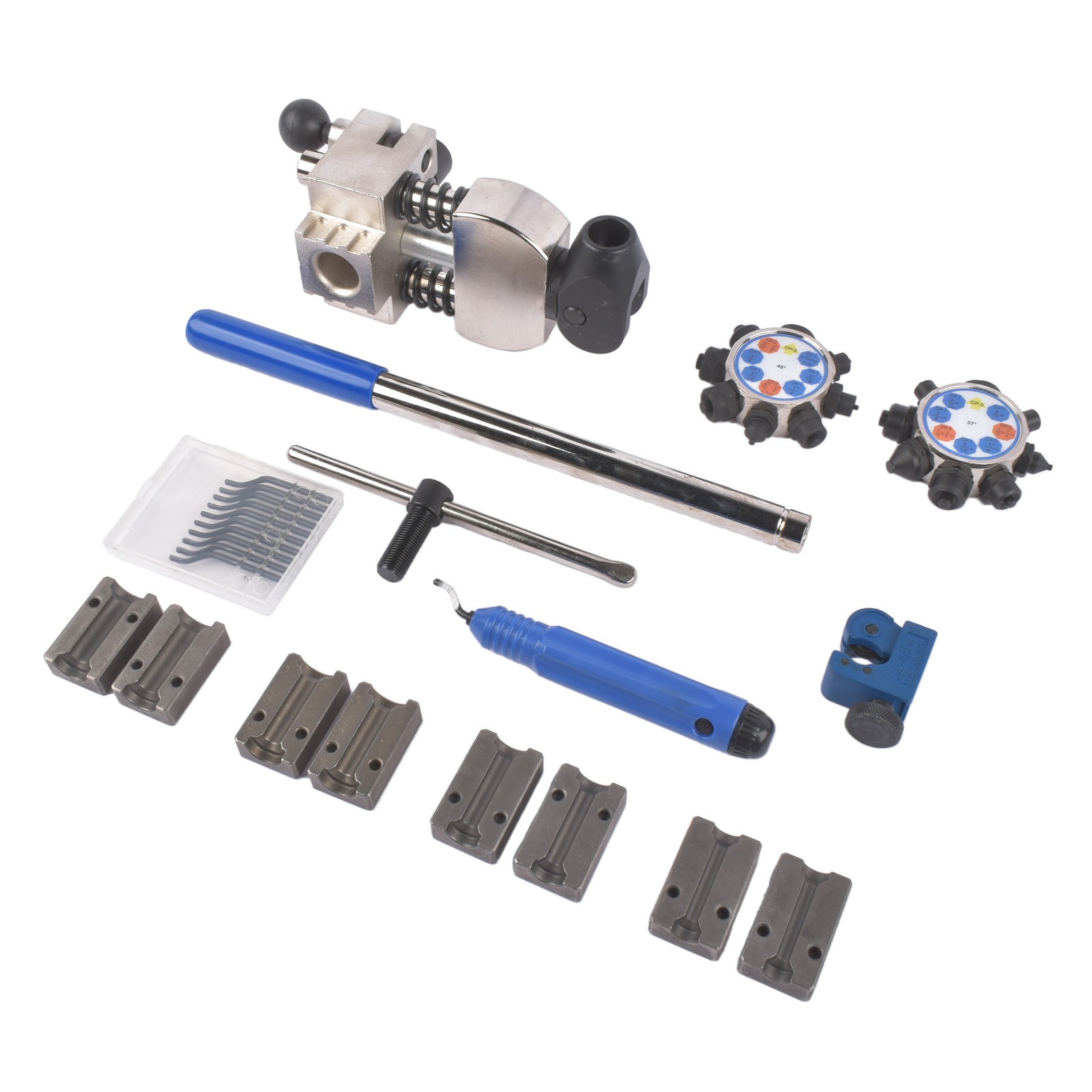 Brake Line Flaring Tool Set 37° and 45° Single Double Bubble Flares 3/16″-3/8″
