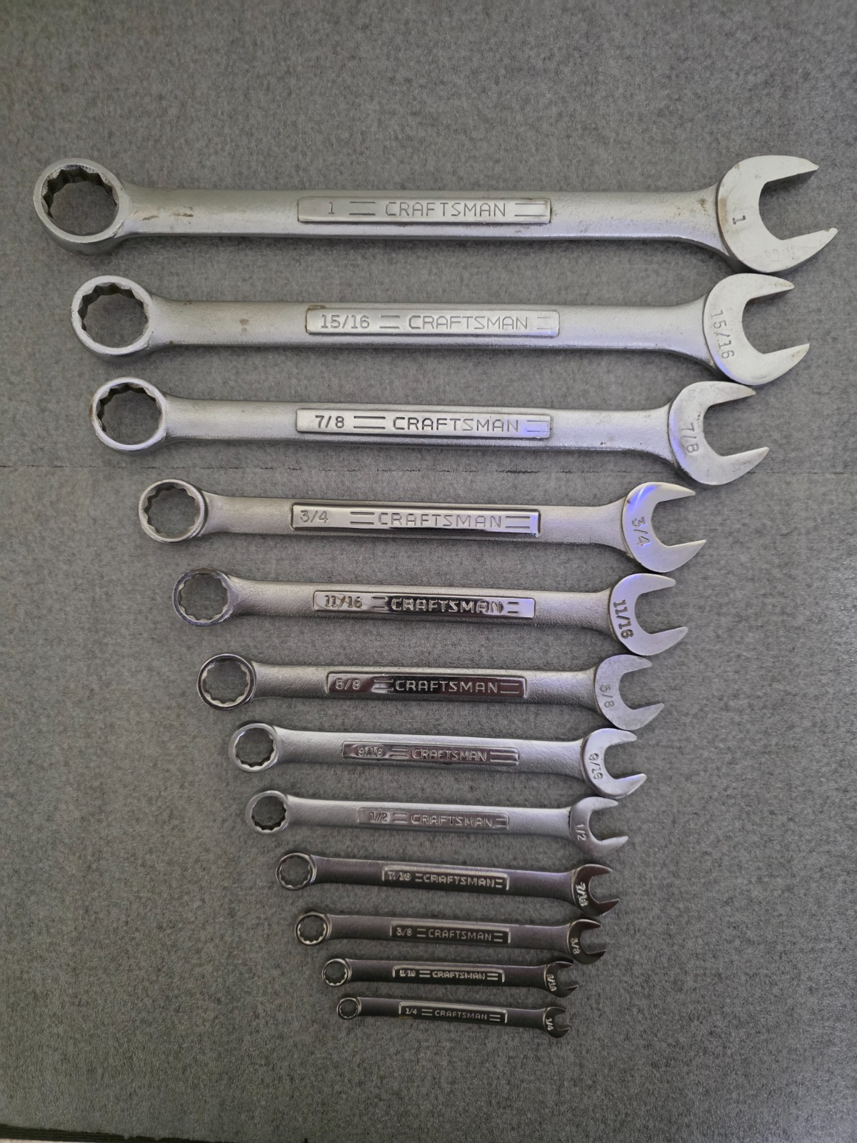 Set of 12 Craftsman Wrench’s