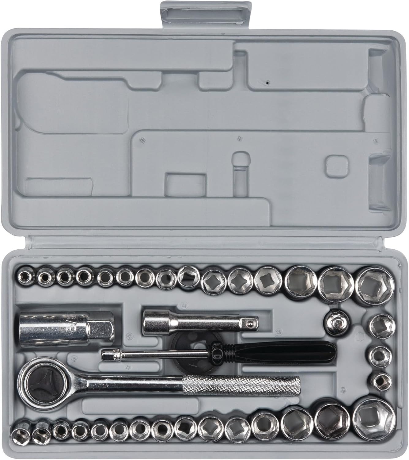 W1173 SAE/Metric 40-Piece SAE and Metric Socket Set, 1/4-Inch & 3/8-Inch Drive