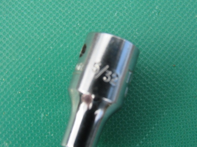 SNAP ON 5/32″ TM05 1/4″ DRIVE SAE 6 POINT SHALLOW UNDERLINE SOCKET TM 05 5/32