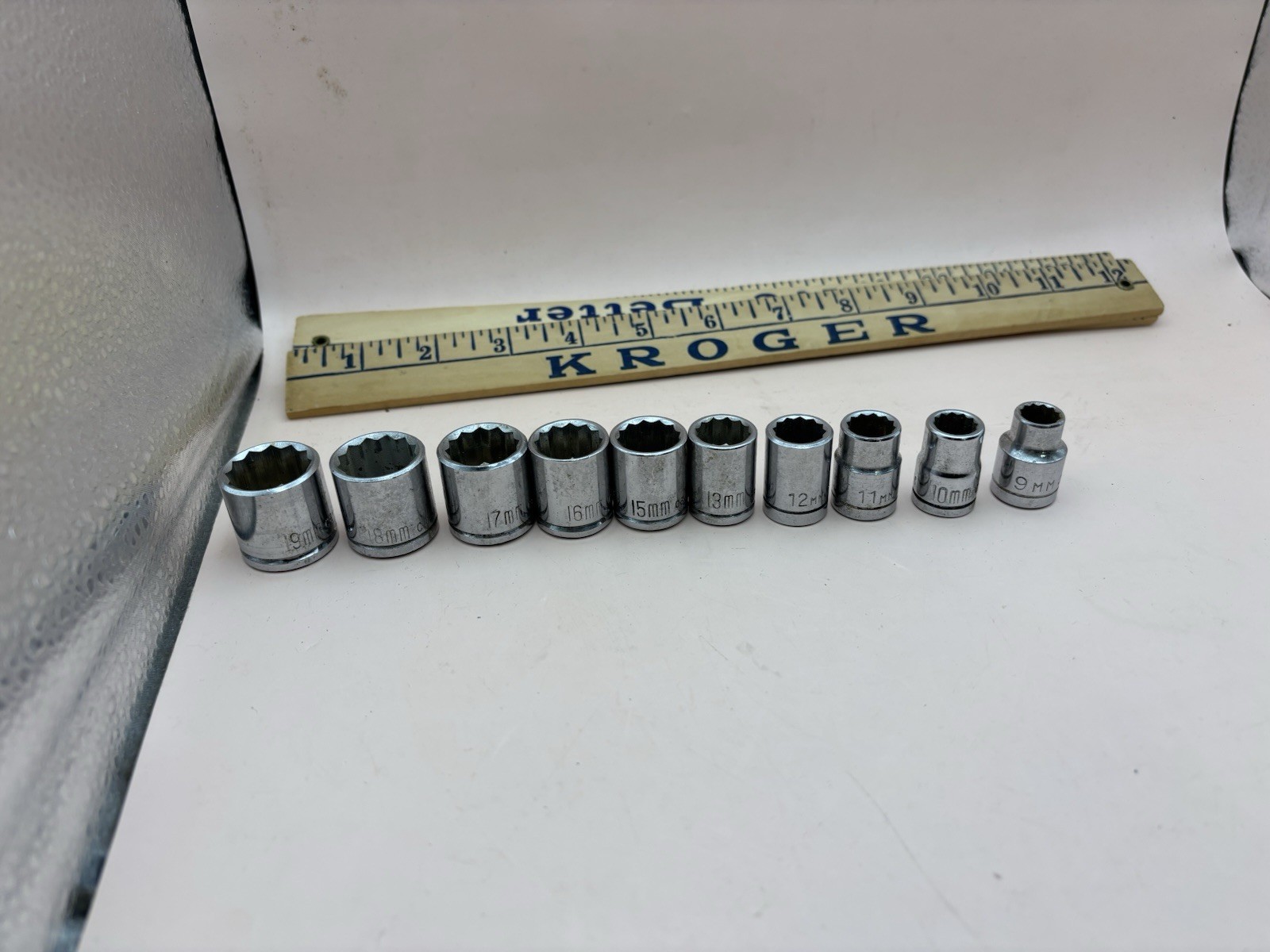 3/8 inch drive assorted metric sockets lot of 10
