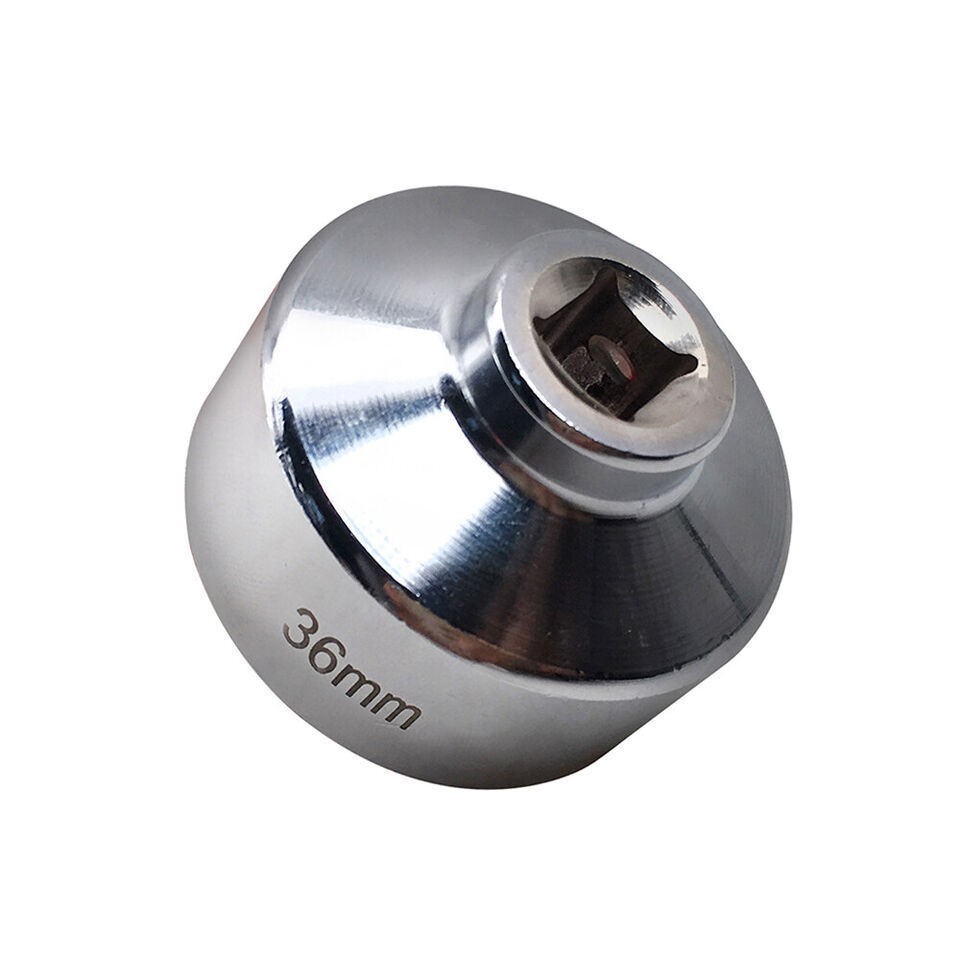 36mm Oil Filter Socket Tool 3/8 Drive Cap Remover Low Profile Socket Wrench C2C6