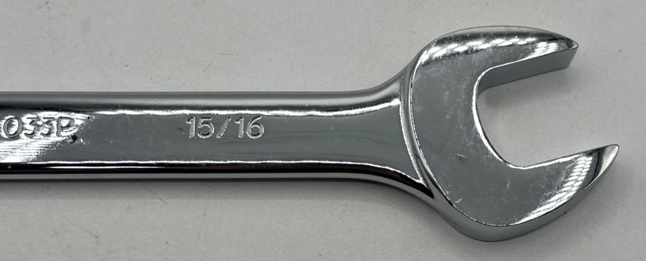 BLACKHAWK 4033P 15/16 «x 1» Double Open Ended Wrench Made in USA Polished