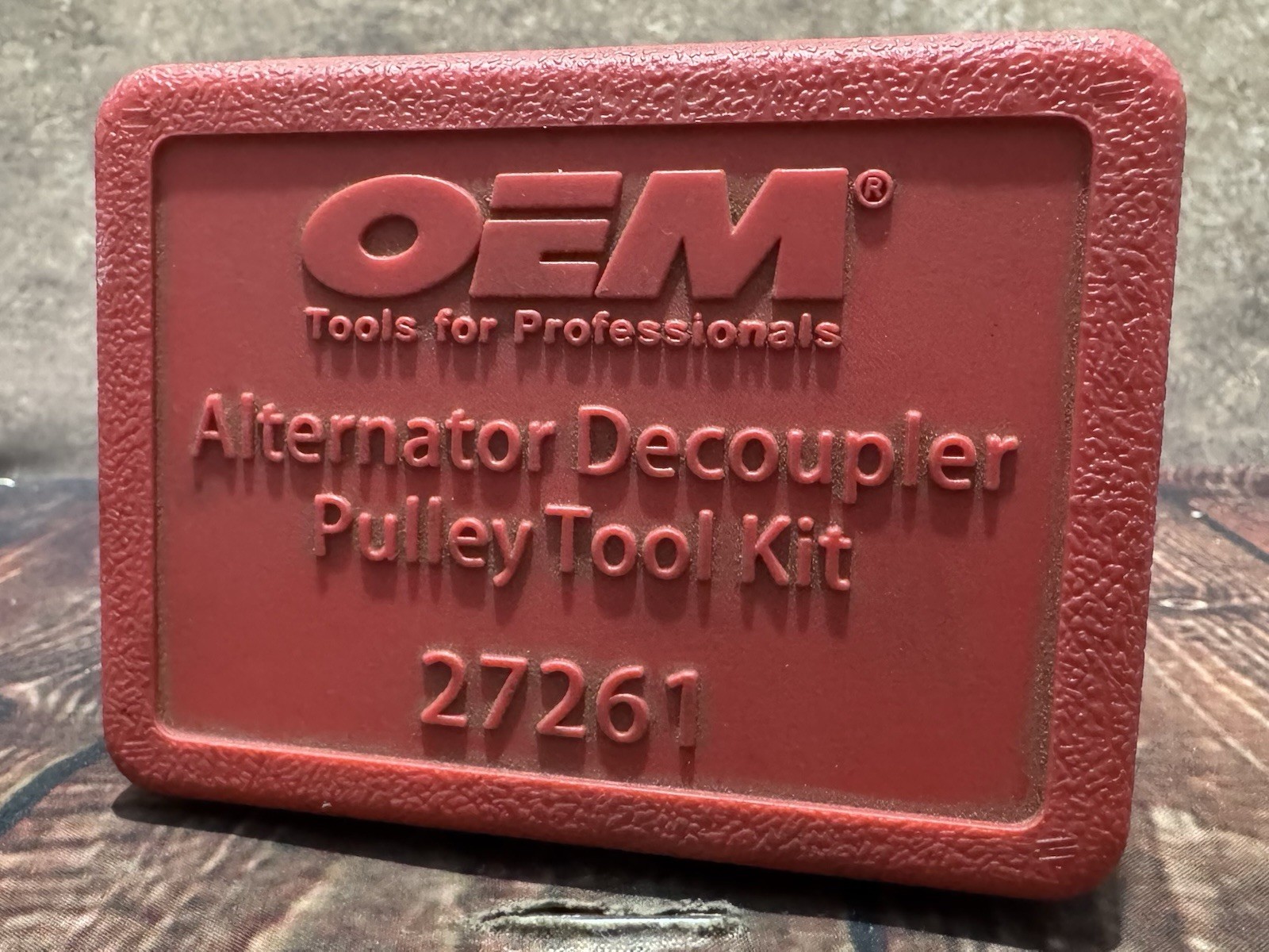 Alternator Decoupler Pulley Tool Kit Oem Tools 27261 w/ Hard Case