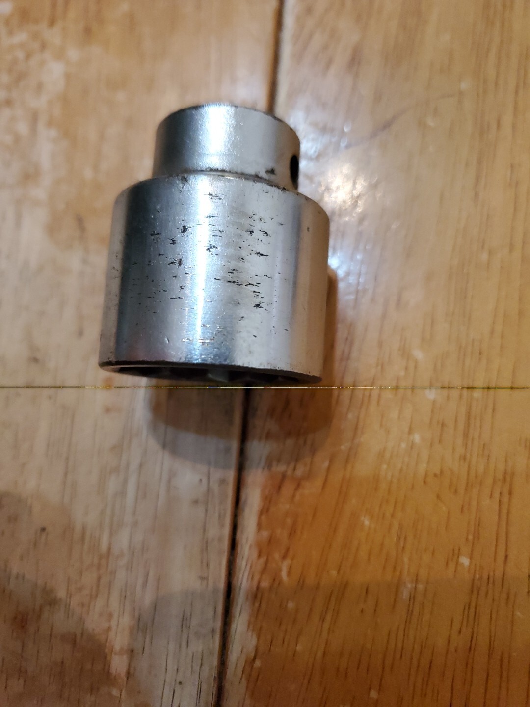 Mac Tools Sabina Vintage 1/2″ Drive 27MM 12PT Shallow Chrome Socket USA VM27-2