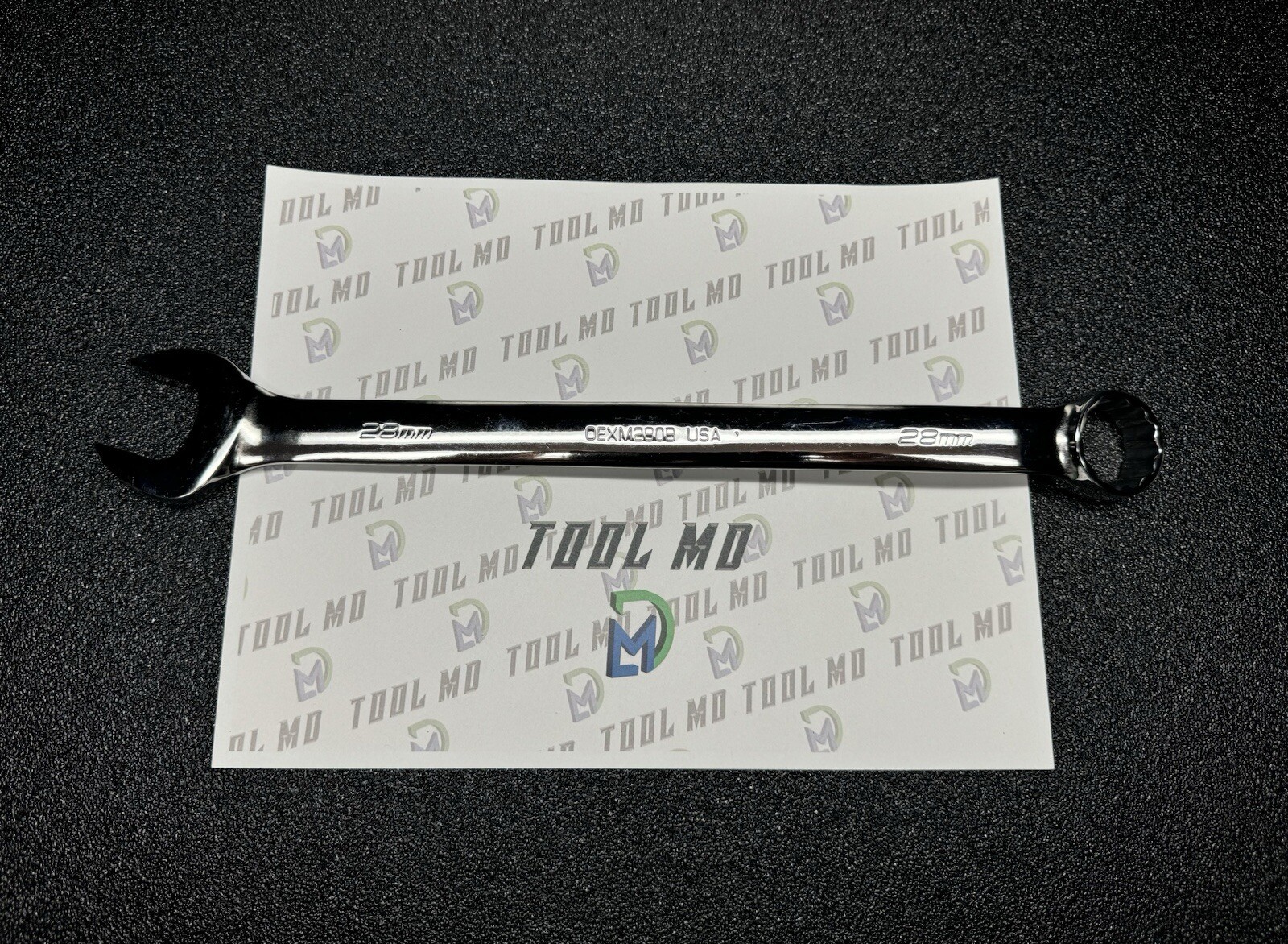 Snap-on Tools USA NEW 28mm Metric Flank Drive Chrome Combination Wrench OEXM280B