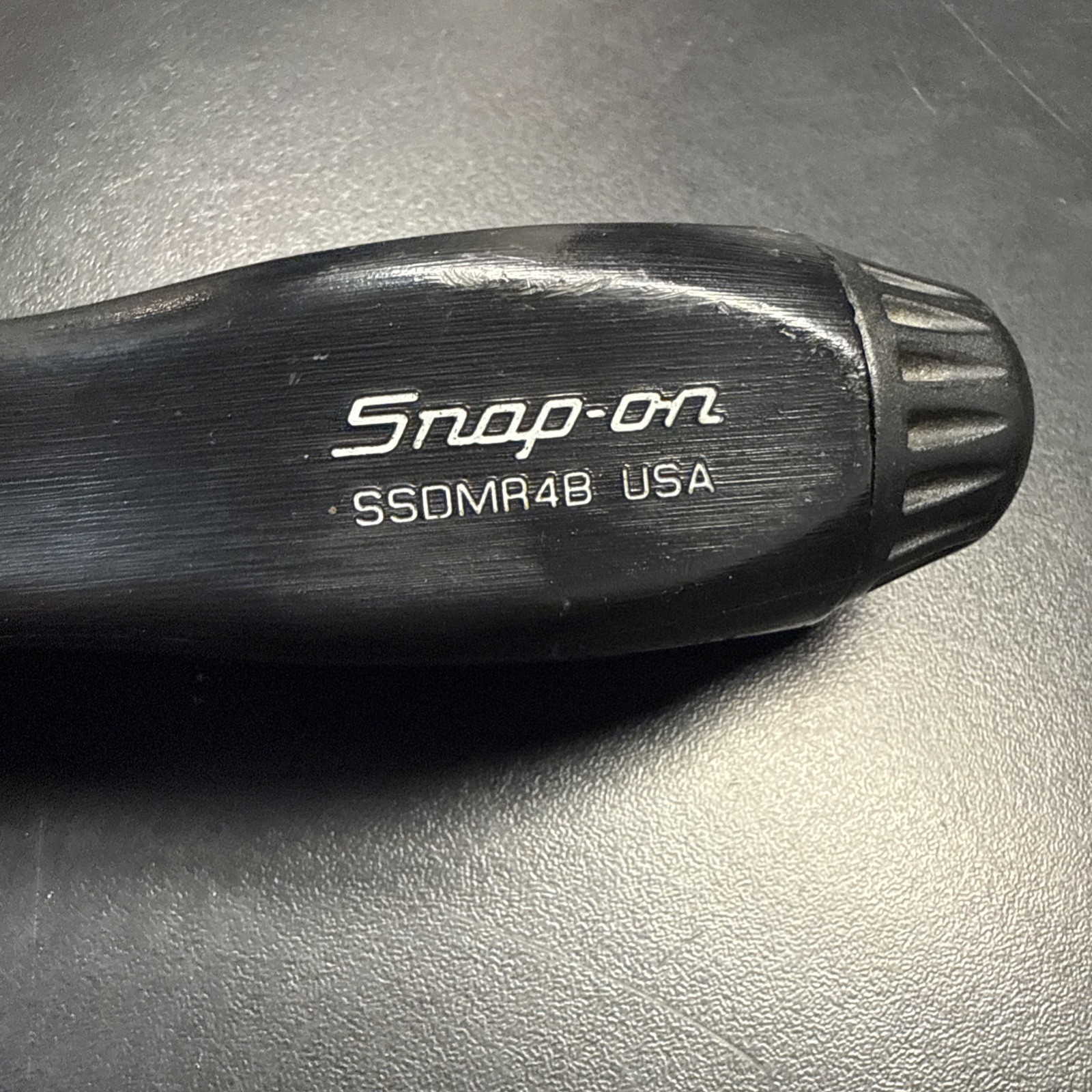 Snap On SSDMR4B Black Magnetic Ratcheting Screwdriver With 3 Bits USA