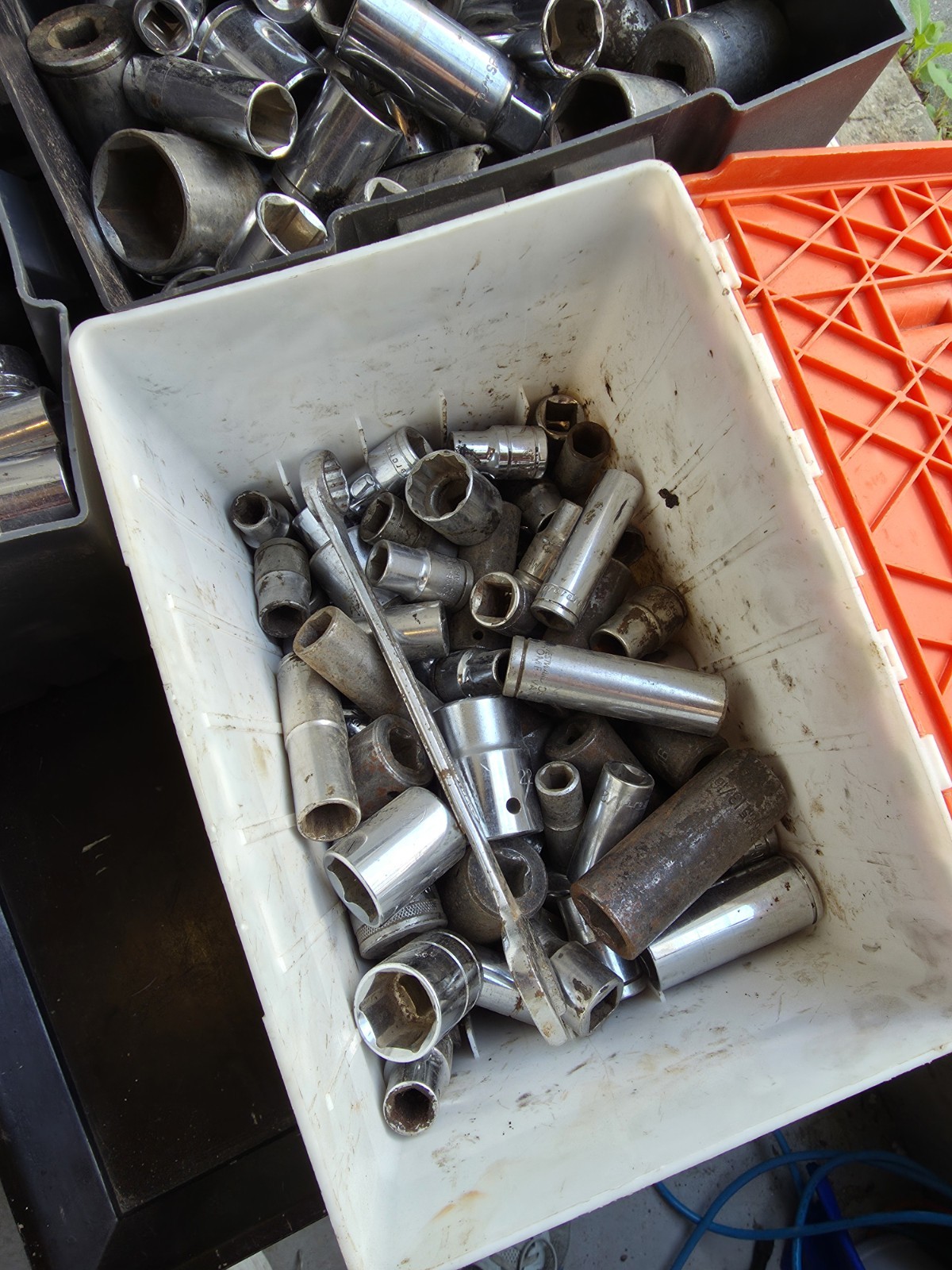 HUGE 80+ LBS Lot Of Various Sockets Craftsman, ITC, Westward, Mastercr