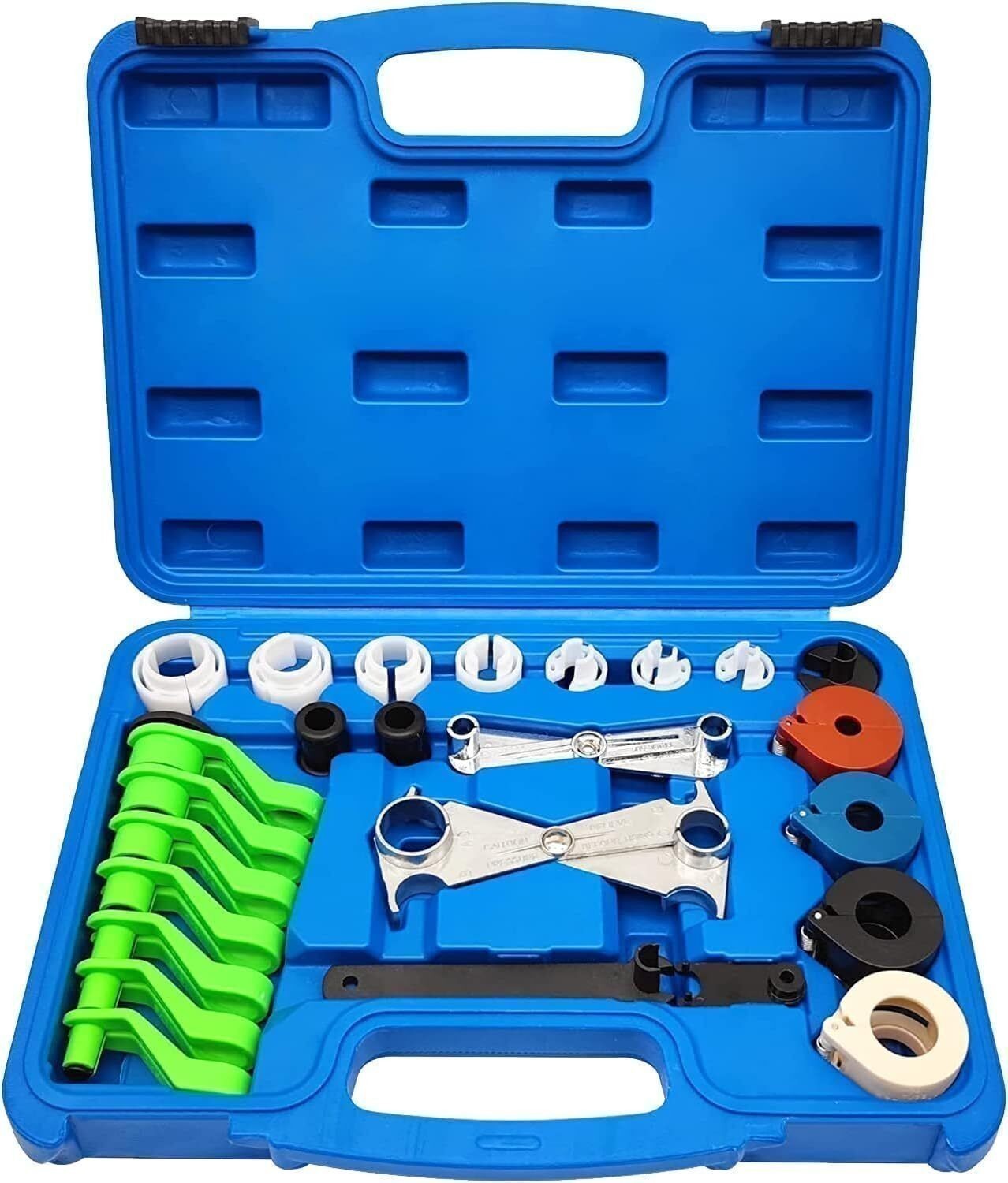 Line Disconnect Tool Kit for Mechanics Aluminum Alloy Plastic Blue Case
