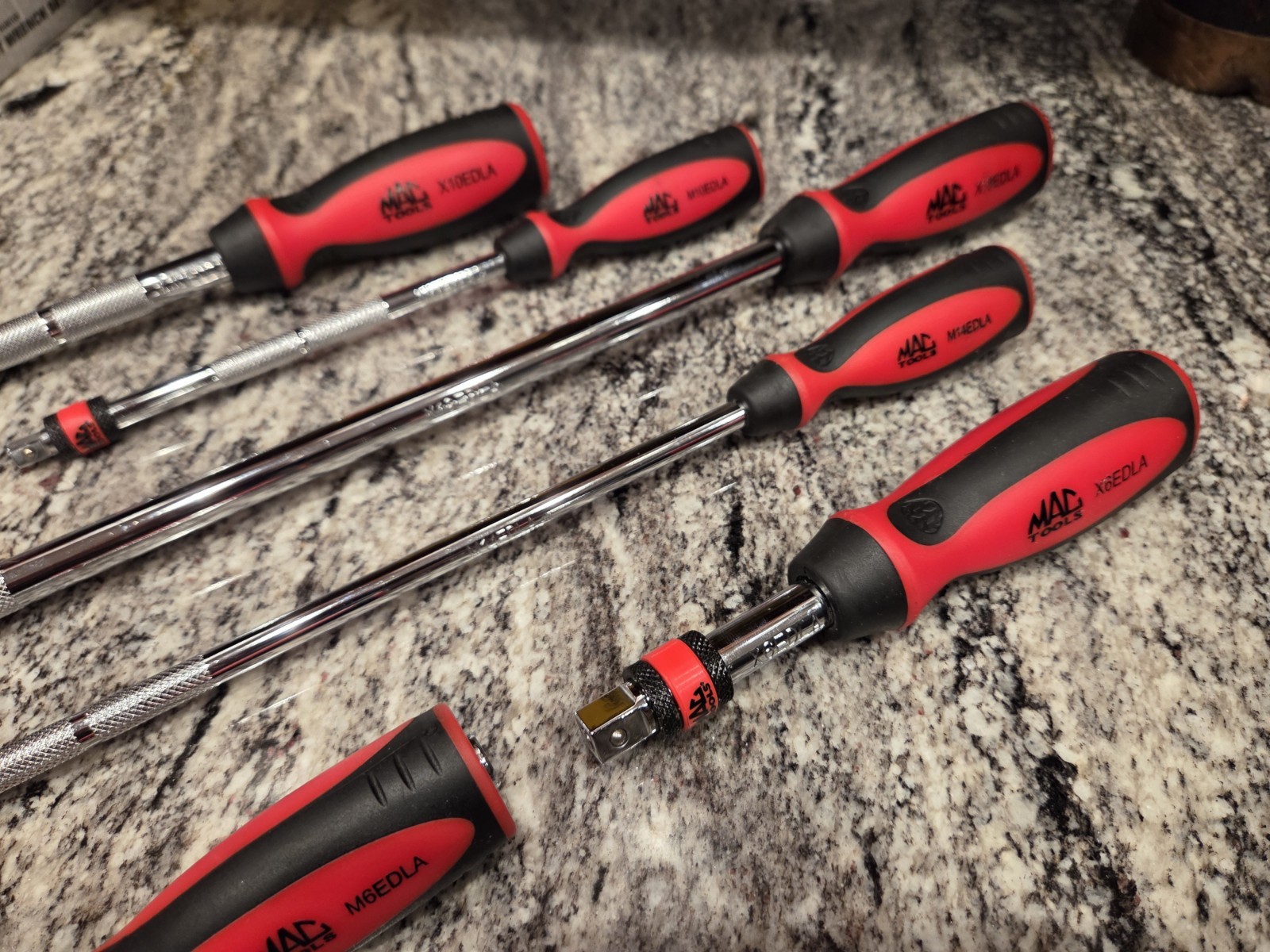 Mac Tools 6pc 1/4 & 3/8 Hand Drive Locking Extension Set
