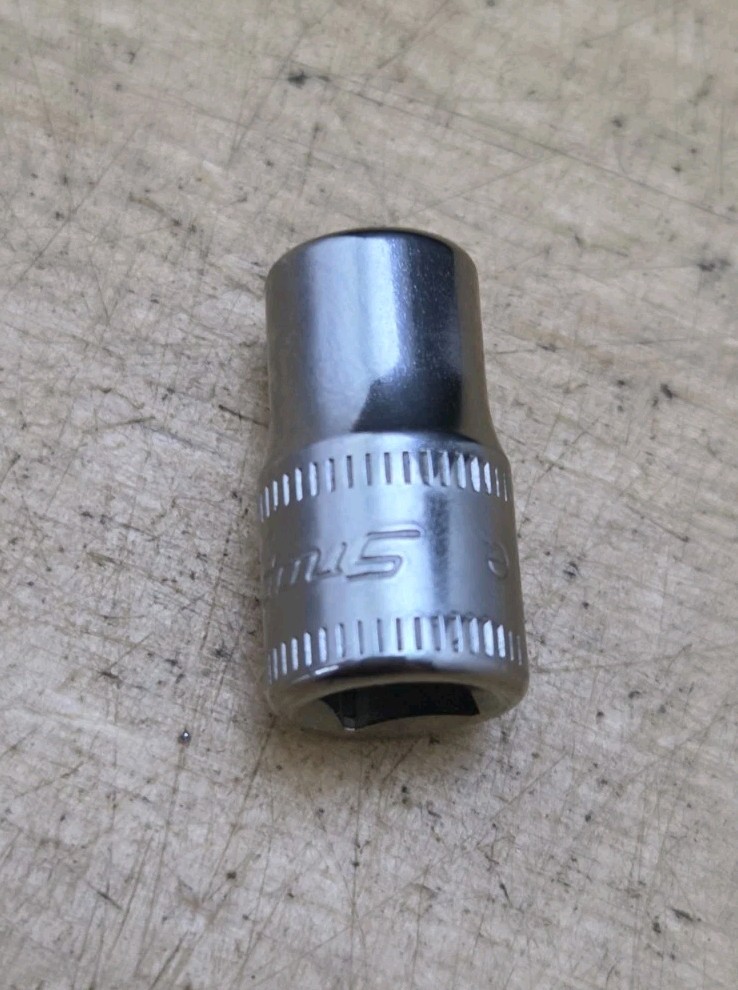 New Snap On TMMD7 – 1/4″ Drive 7mm Shallow 12Pt Chrome Socket Ships Free