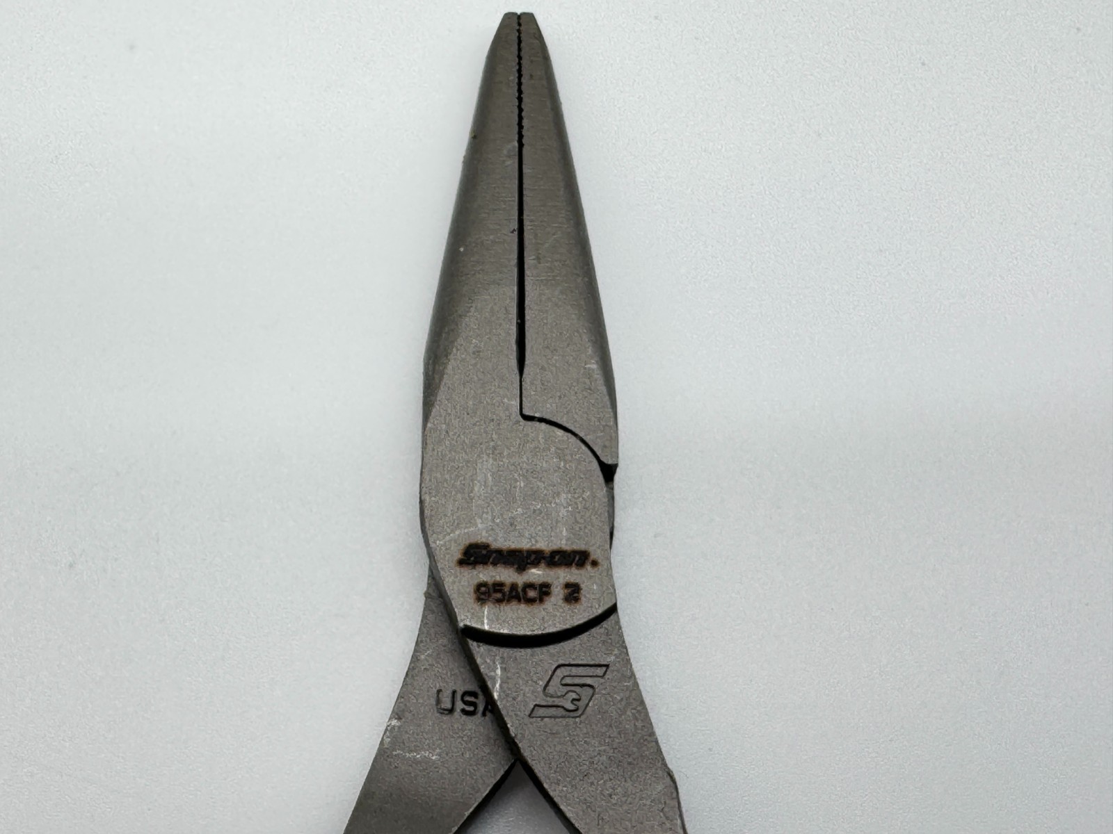 Snap-On Tools NEW 95ACF 6″ Talon Grip Needle Nose Pliers Power Blue