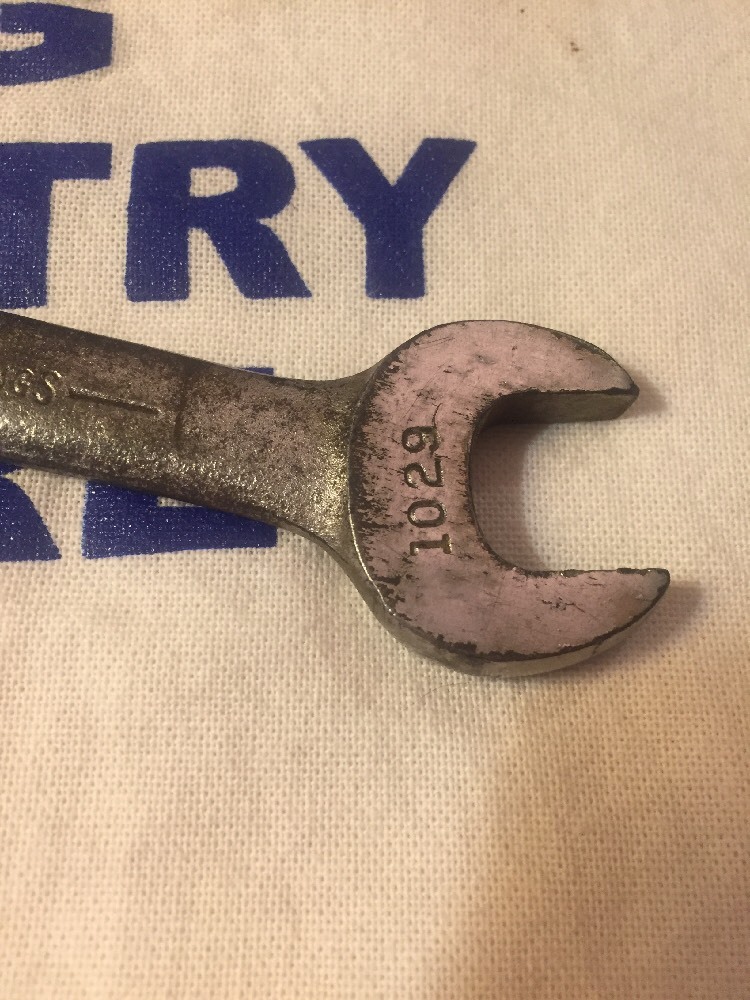 Vintage Billings Vitalloy Open End Wrench 1029 25/32″ & 11/16″ USA Rare
