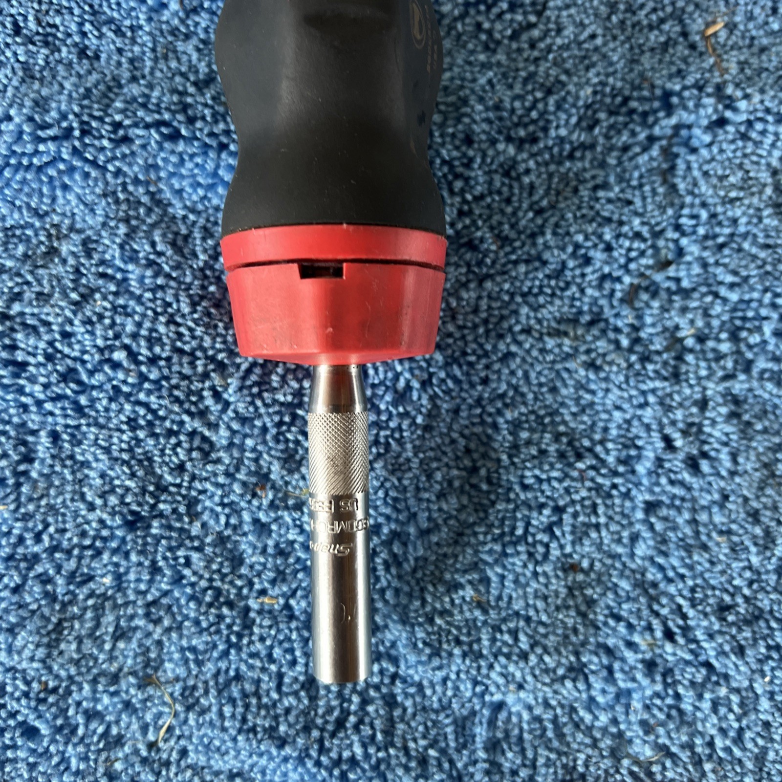 Snap-on Stubby Ratcheting Screwdriver SSDMR1A *Black / red HARD HANDLE