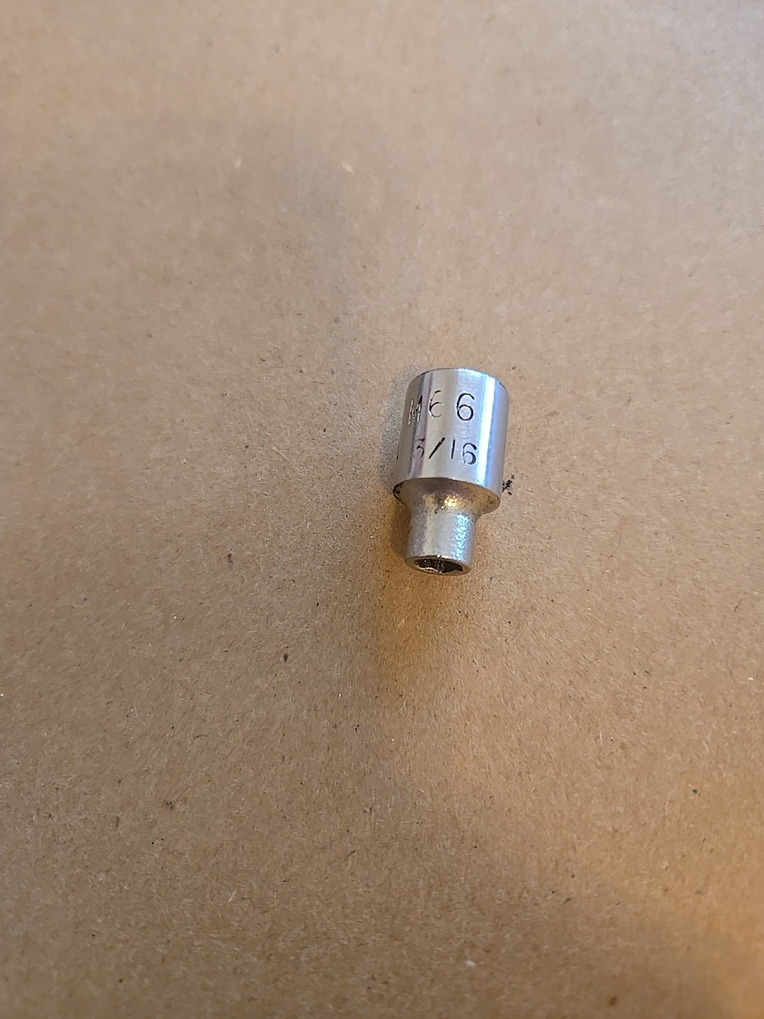 Mac Tools Sabina 1/4″ Drive 3/16″ 6PT SAE Shallow Chrome Socket USA M66