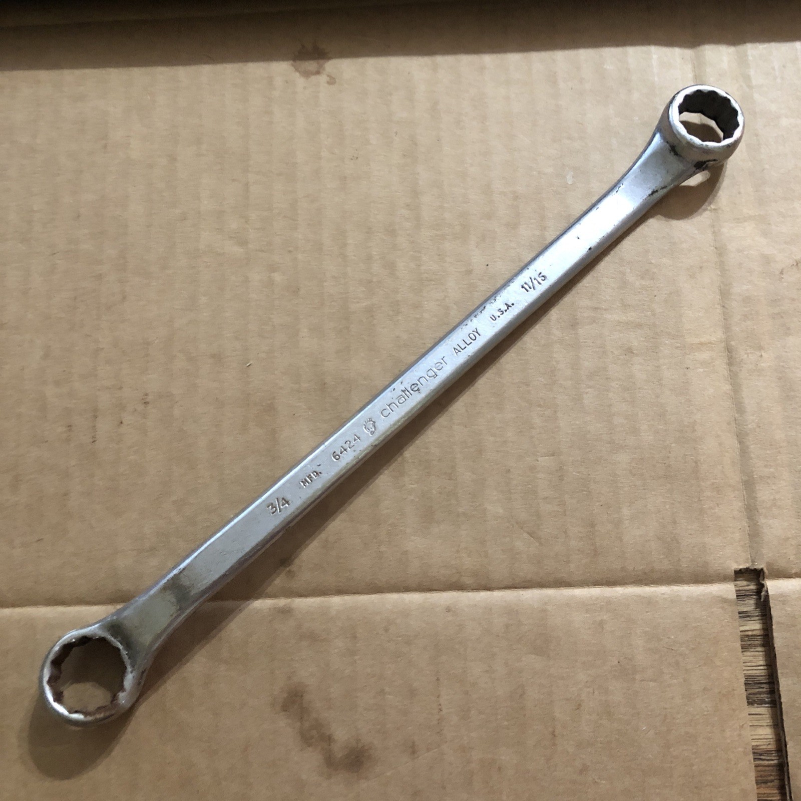 Proto Challenger 3/4″ x 11/16″ Box Wrench MPN 6424 !