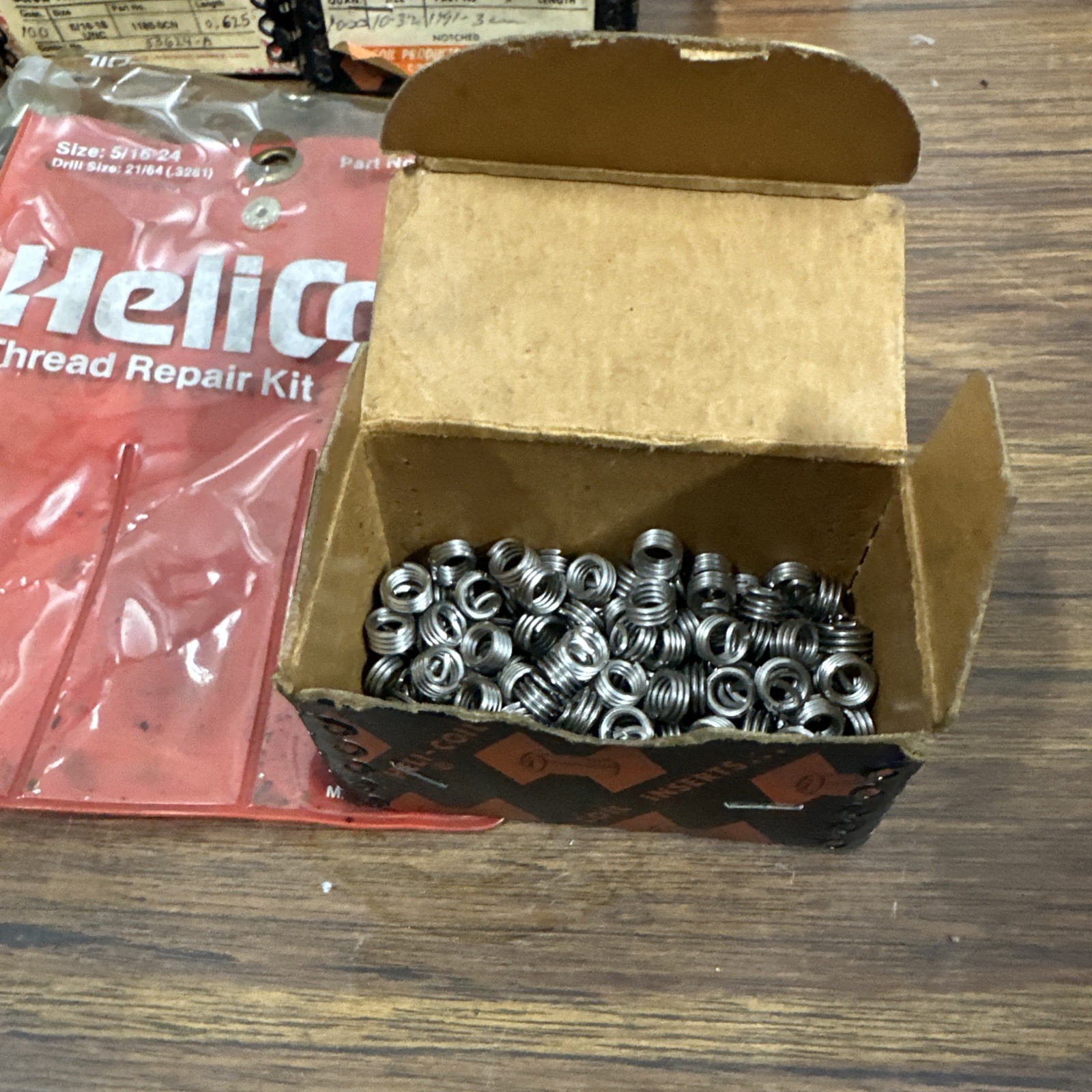 Vintage Heli-Coil Thread Repair Lot – STI Taps, Drivers & Assorted Inserts