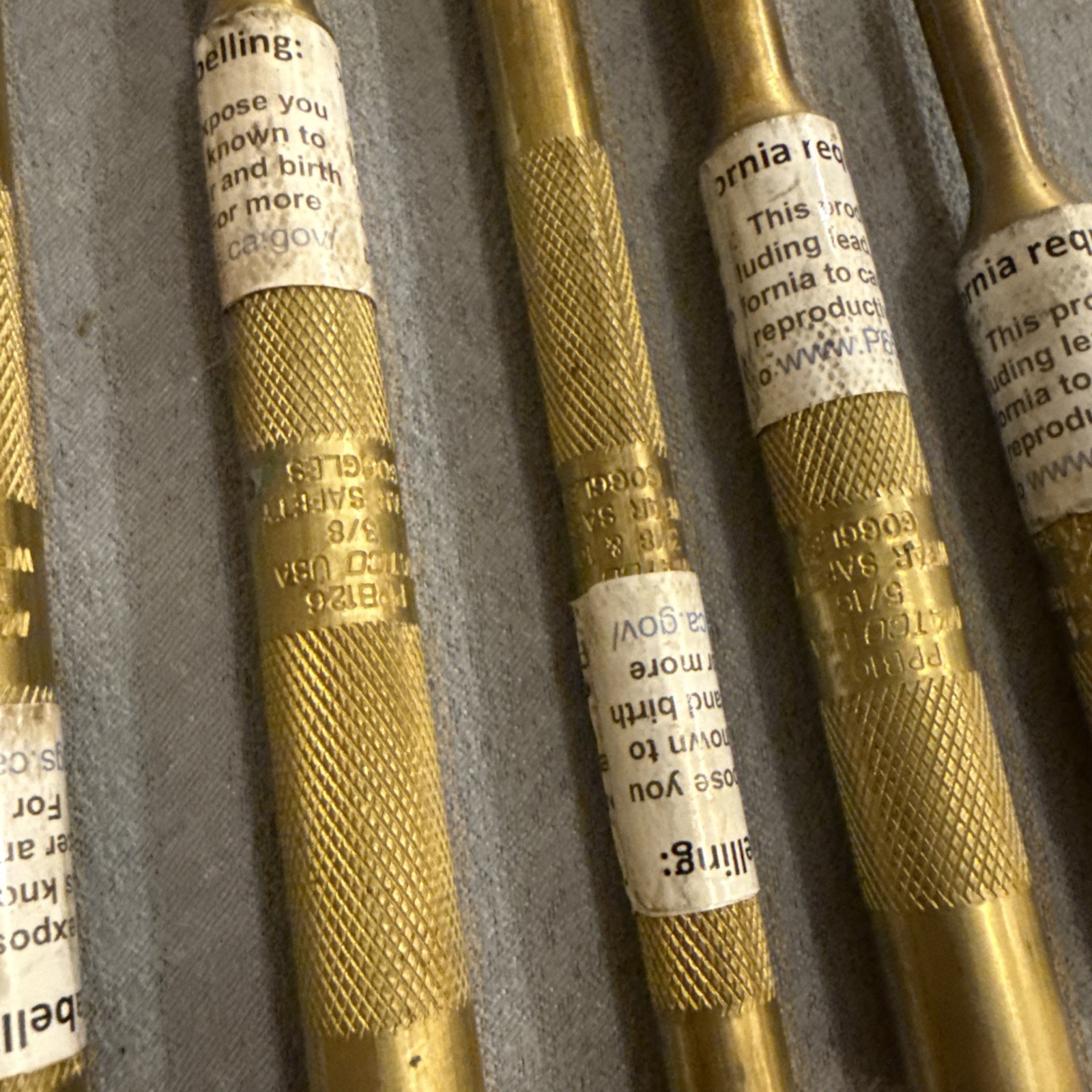 Matco Tools 6 Piece Brass Drift Punch Set