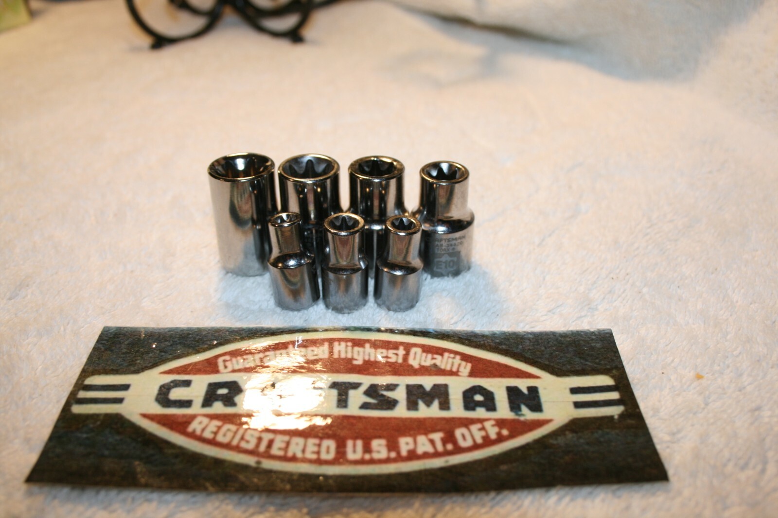 NEW Craftsman 7pc. 3/8″ & 1/4″ Drive External Torx Laser Etched Socket Tool Set
