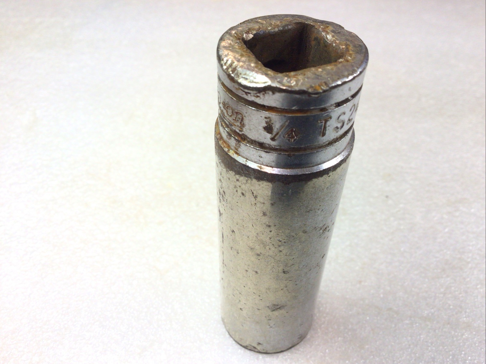 Snap On #TS241 – Chrome, 3/4” SAE, 6 Point, Deep, Socket, 1/2″ Drive-USA-