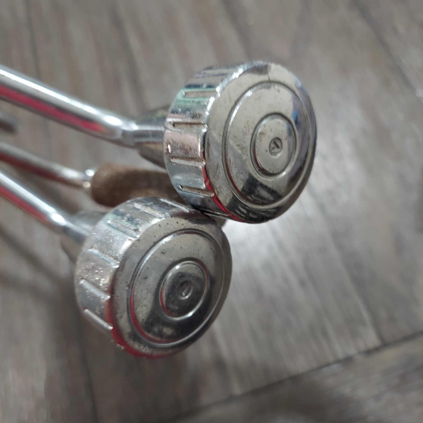 3 Vtg Speed Wrench Spinner Handle Hand Ratchets – Craftsman & unmarked