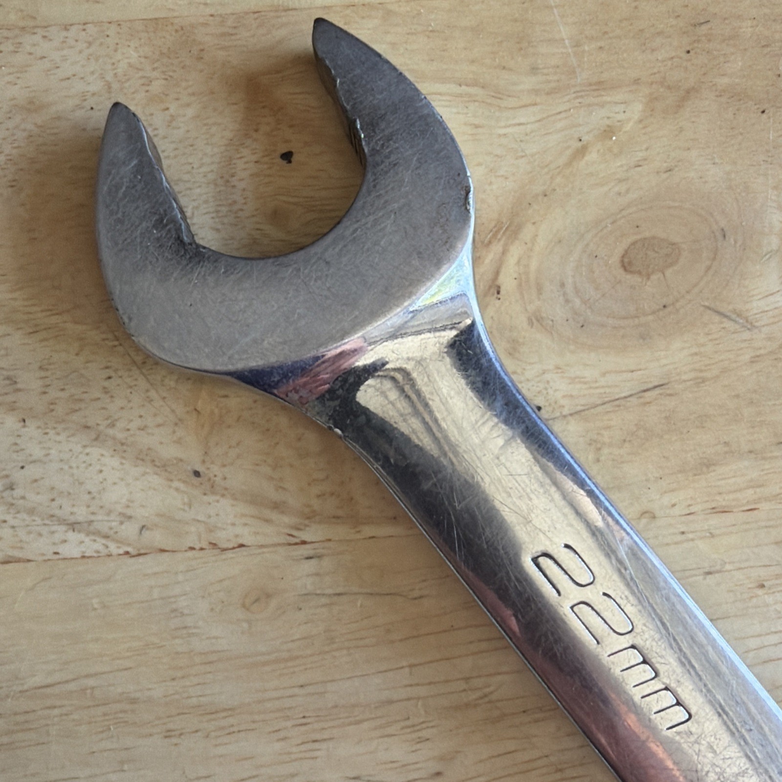 Snap On Tools 22mm Combination Wrench Flank Drive Plus SOEXM22 USA READ!