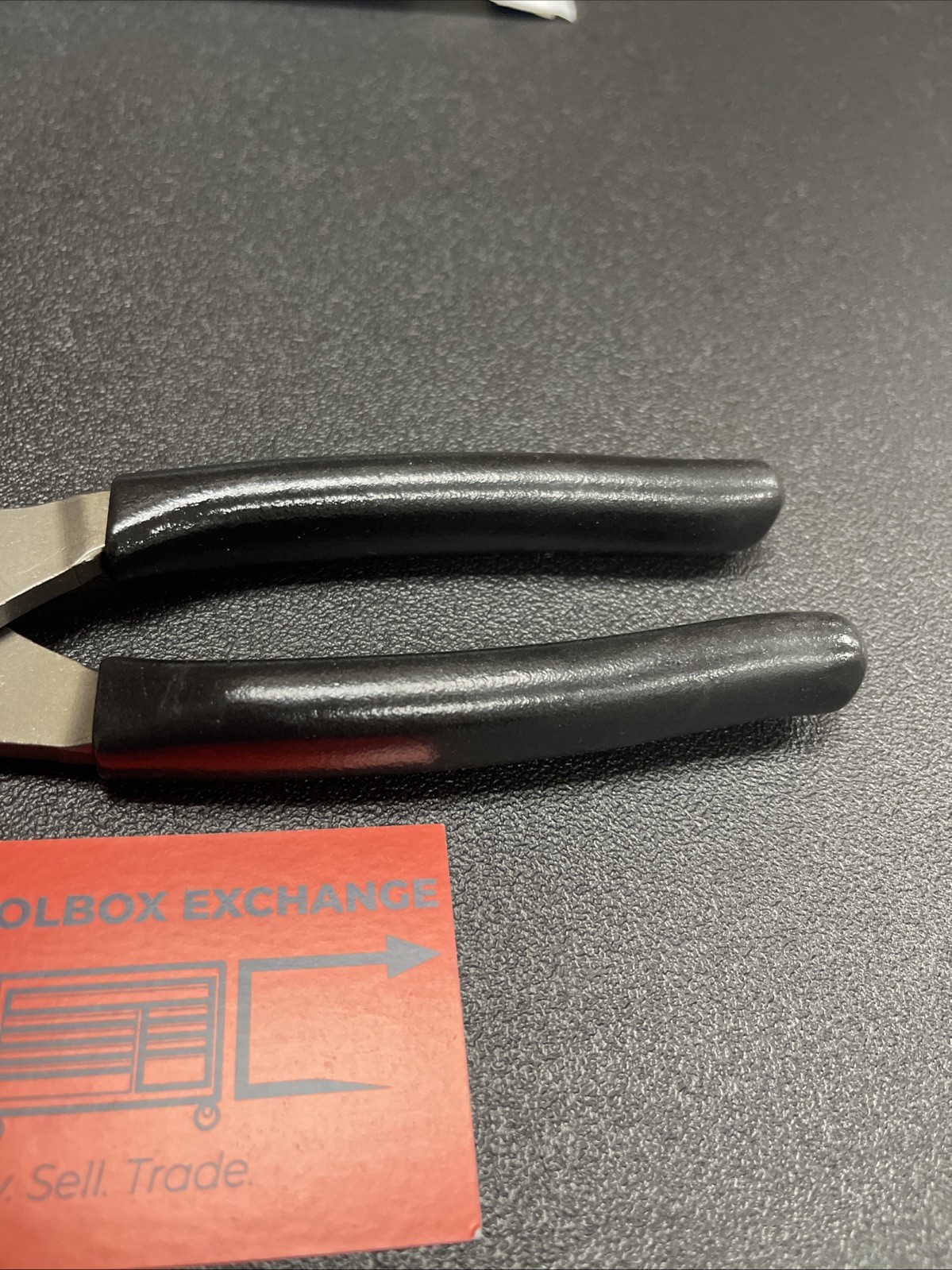 Snap-On Tools USA NEW BLACK 9″ Soft Grip Long Nose Slip Joint Pliers LN47ACFBK