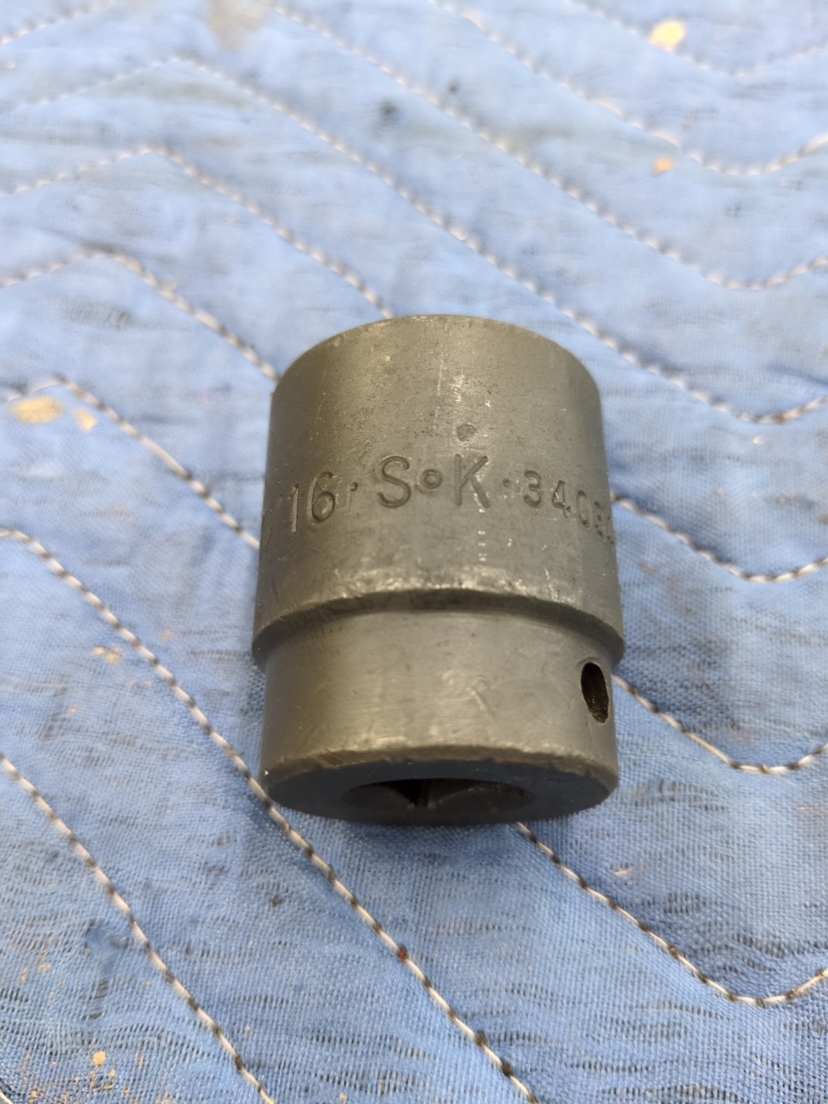 SK USA 1-1/16” Shallow Impact Socket 34034 1/2” Drive 6 Point Black Oxide New