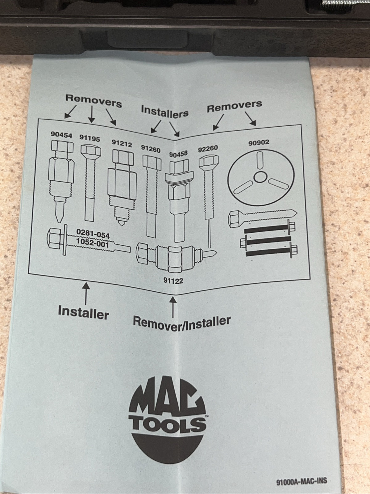 Mac Tools Deluxe A/C Clutch Hub Puller and Installer Kit AC20868