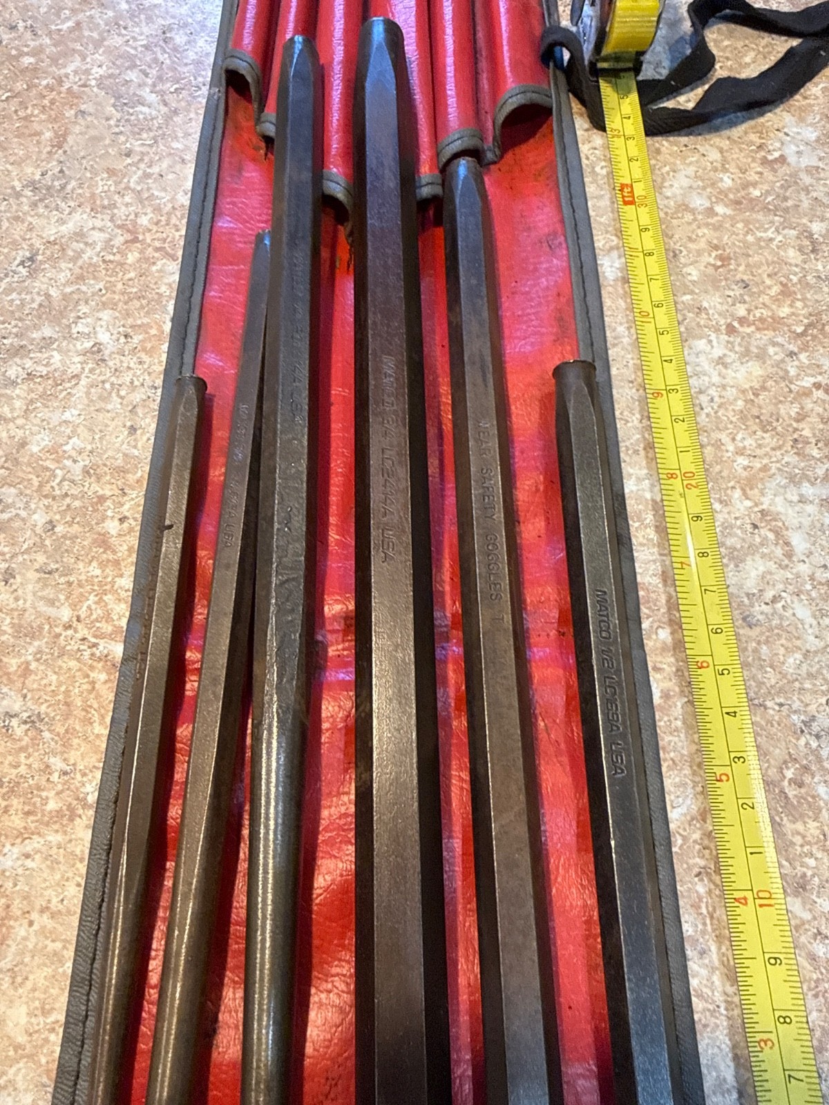Matco 6 Piece Punch And Chisel Set Long Tapered Drift Punches SLCDP6KA