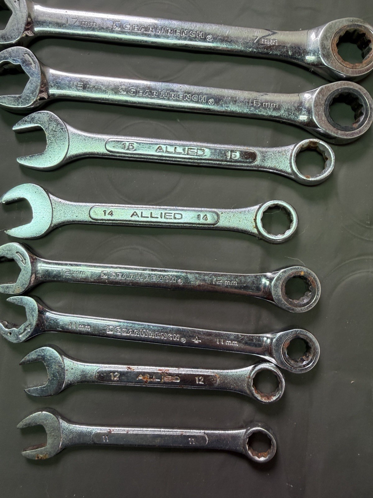 Mixed Lot Of 19 Wrenches Assorted Styles And Sizes Open End Wrench Lot