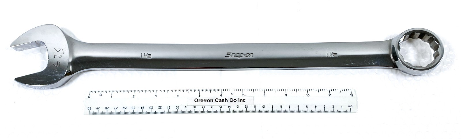 SNAP ON TOOLS 1-1/2″ CHROME SAE Combination Wrench 12-Point Flank Drive OEX48B