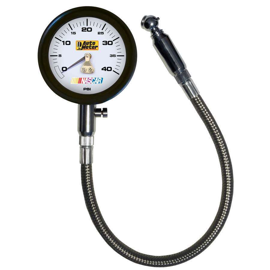 Tire Pressure Gauge 0-40 PSI Analog w/Bleed Valve AUTOMETER 2162