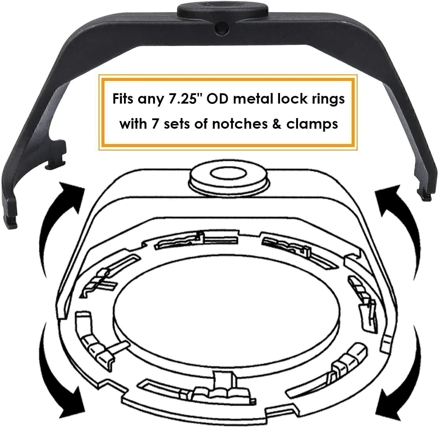 6599 Fuel Tank Lock Ring Wrench Tool Pump Removal Installer For Chrsyler Ford GM