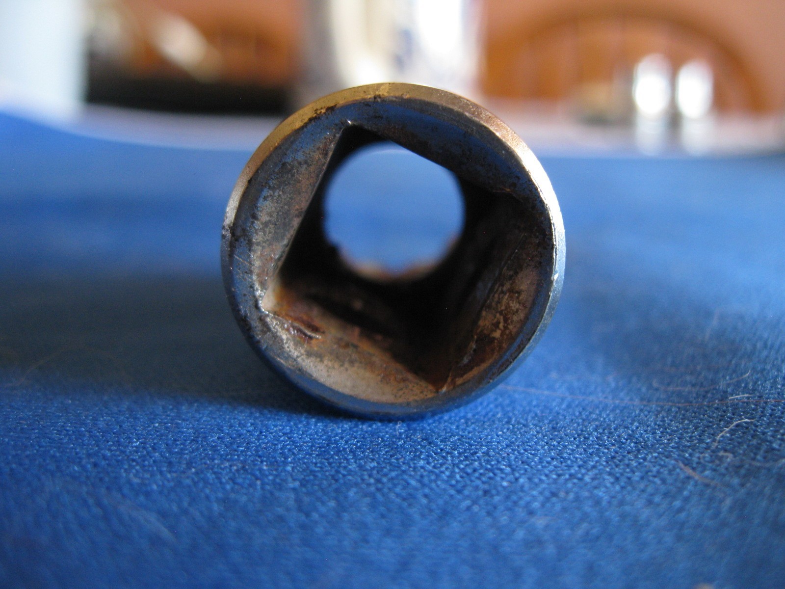 Craftsman Vintage 1/2″ Drive 15MM 12 Point Shallow Socket Metric EE 44236 USA