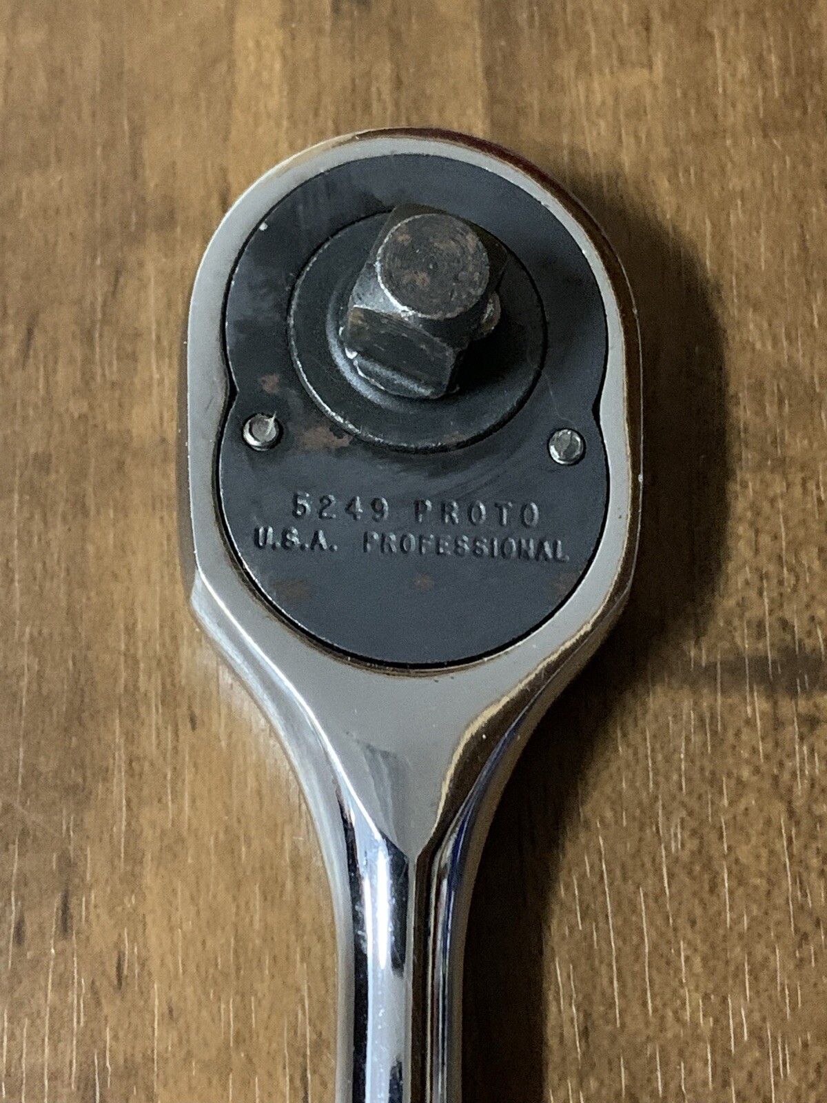 Vintage Proto 3/8″ Drive Pear Head Ratchet 5249 Made in USA Preowned