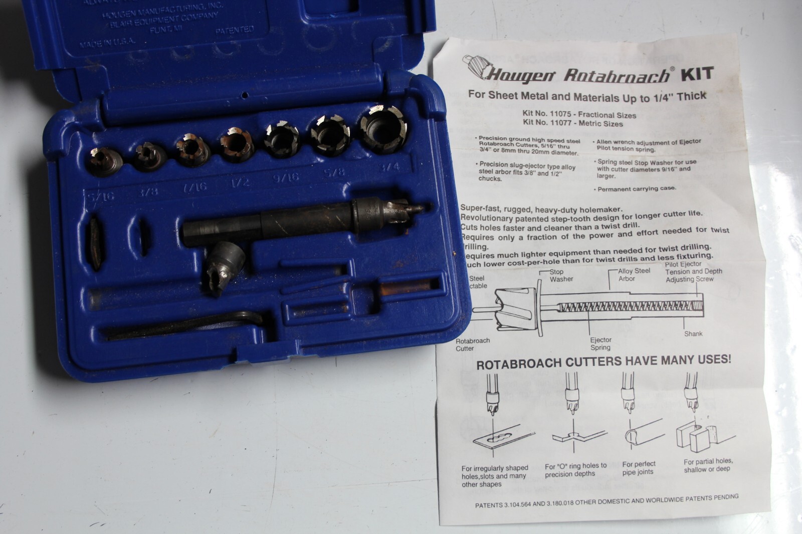 Blue-Point TOOLS GA219B Hole Cutter Kit USA