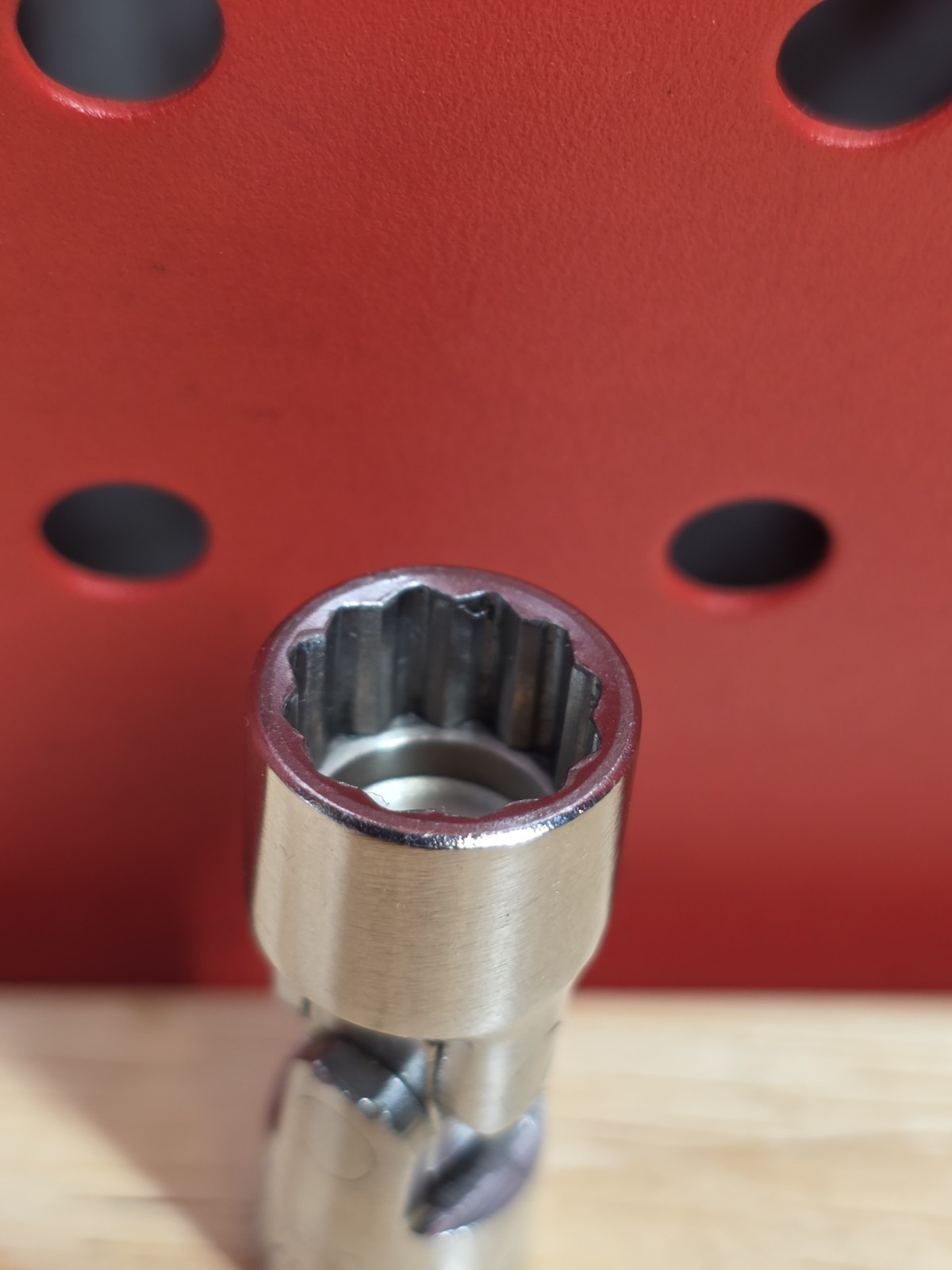 Snap-on TMU121 3/8” SAE 1/4” Drive 12-Point Swivel Wobble Socket USA See Details