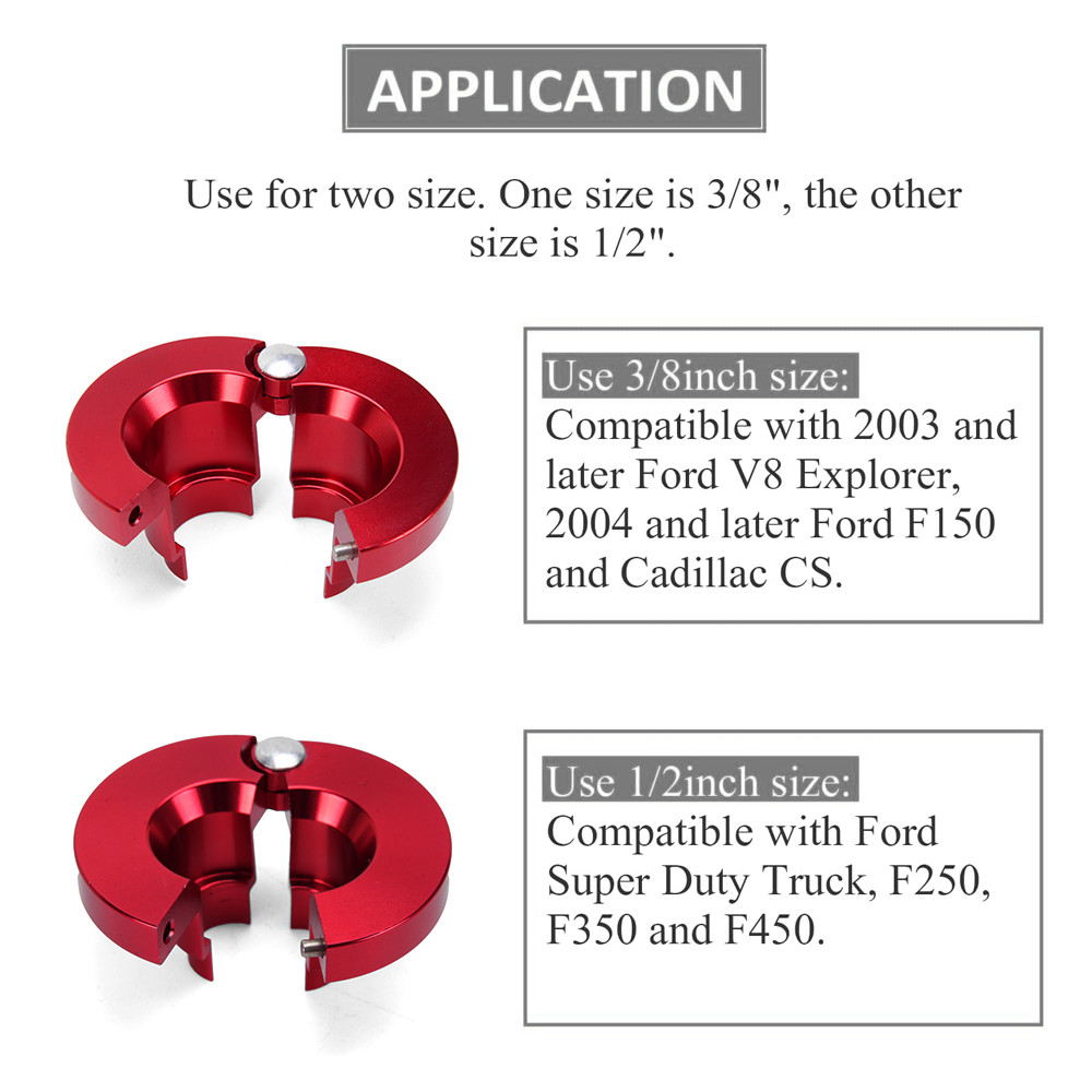 39220 Transmission Oil Coolers Line Disconnect Tool Kit For Ford 3/8″ and 1/2″