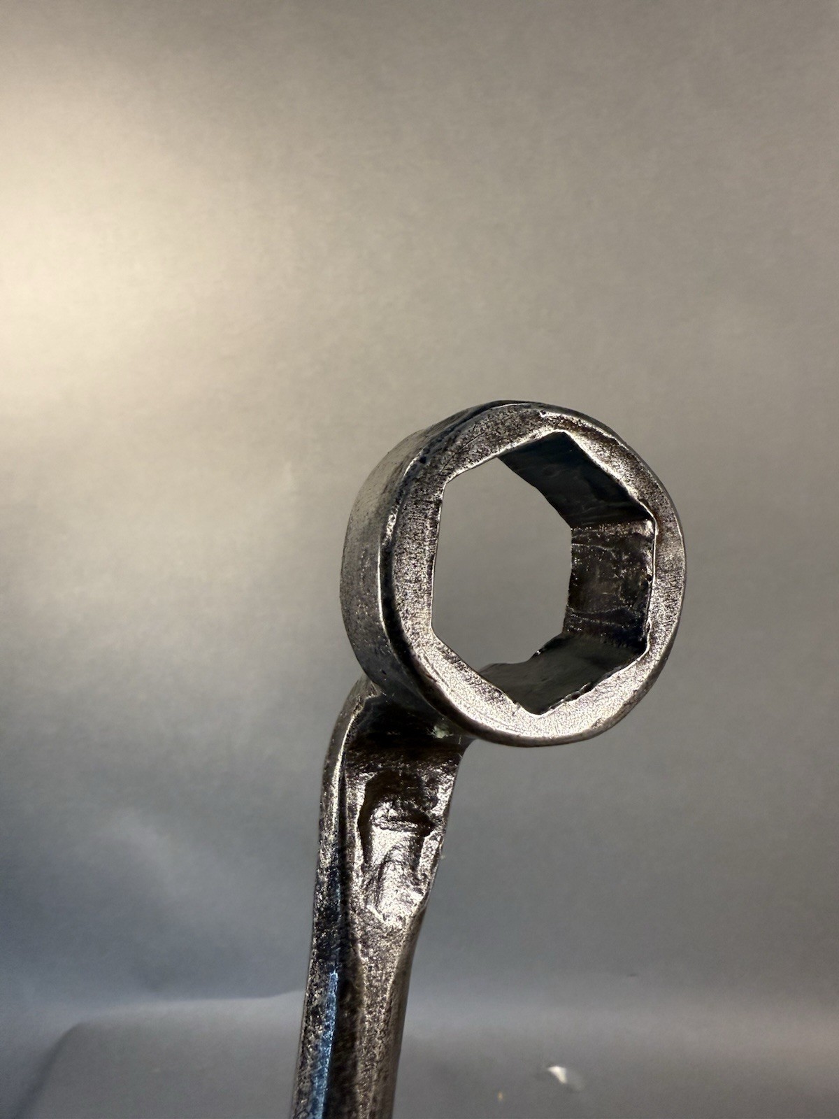 Vintage Offset Box End Spud Wrench 1-5/8″, 18-1/2″ Iron Workers Tool
