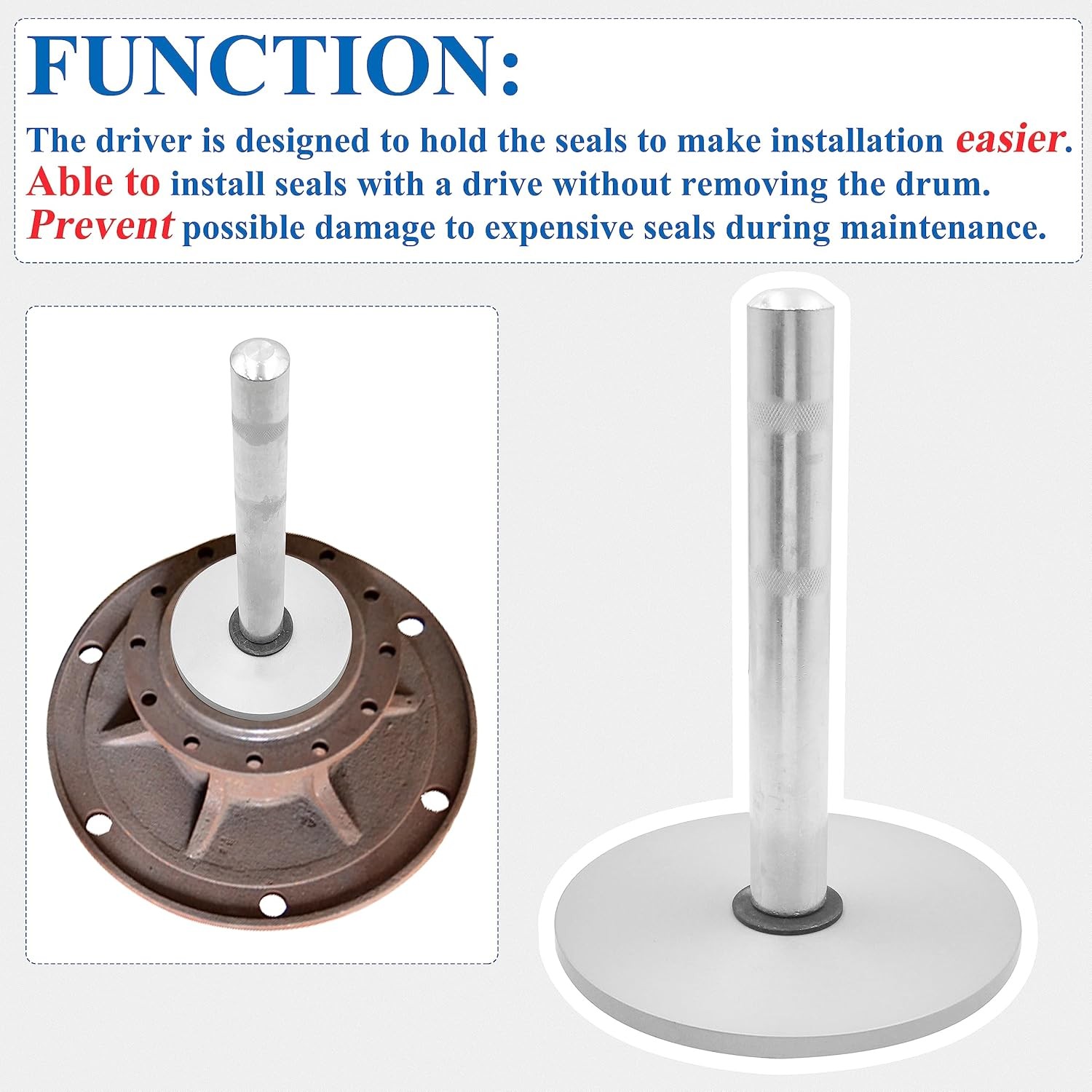 61850 Truck Hub Seal Installer Kit For Class 7 & 8 Truck, Trailer & Medium Truck
