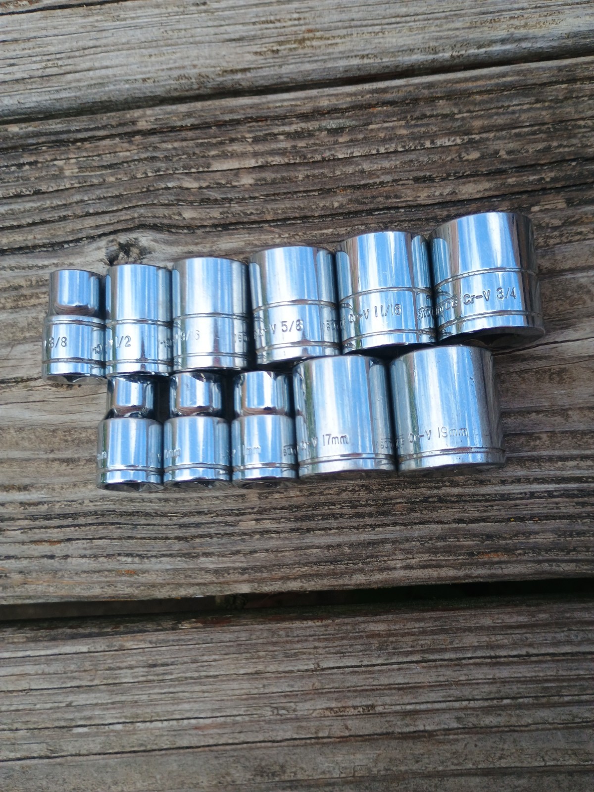 11 Pc Workforce 3/8″ Drive 6 Point Sockets Metric & SAE