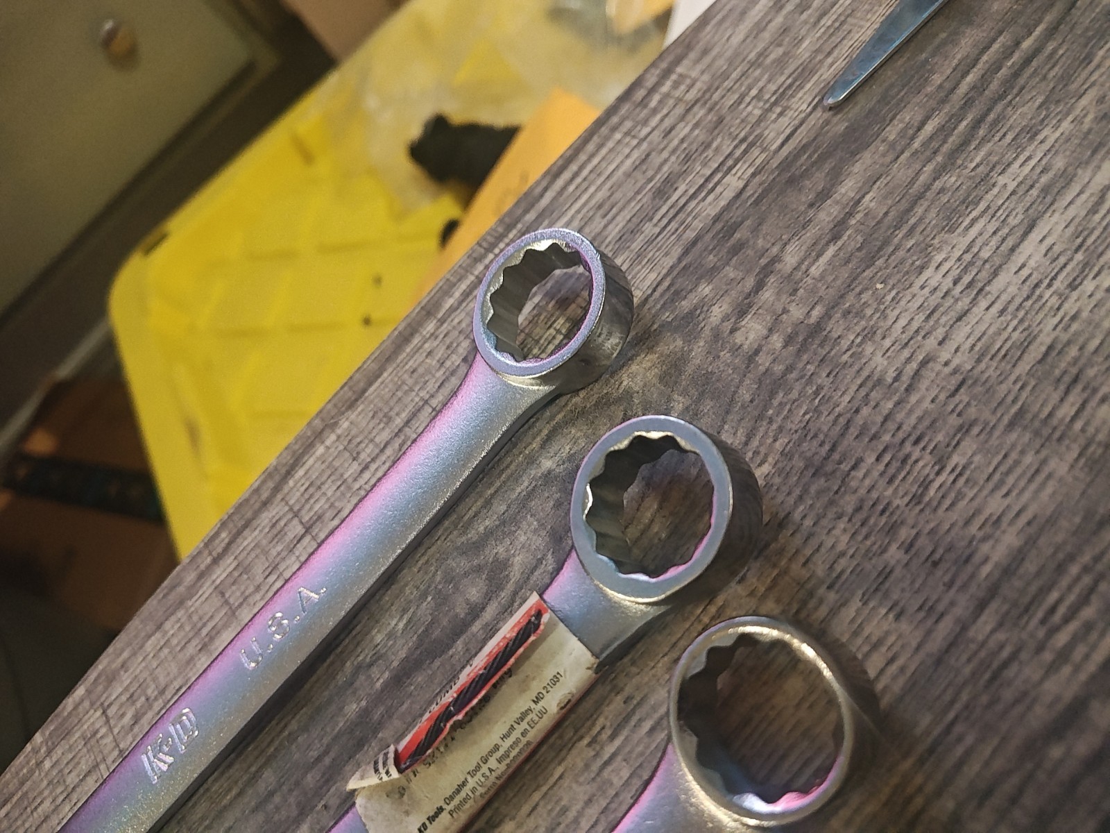 K-D Tools 11pc Combination Wrench Set 1/4″-7/8″new Old Stock Made In USA Read
