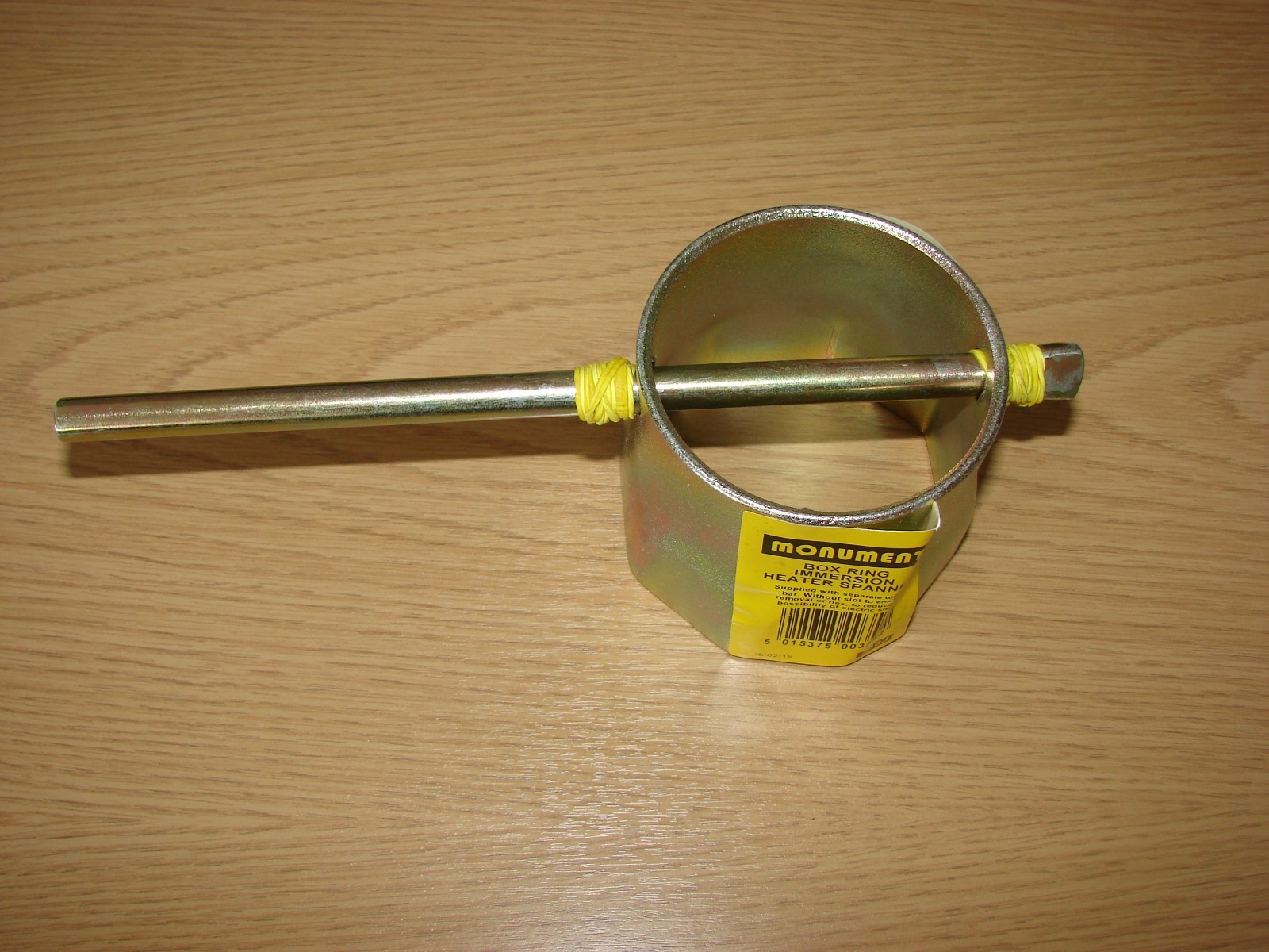 MONUMENT Immersion Heater Spanner with Bar 3 3/8 in / 86mm AF Free P&P