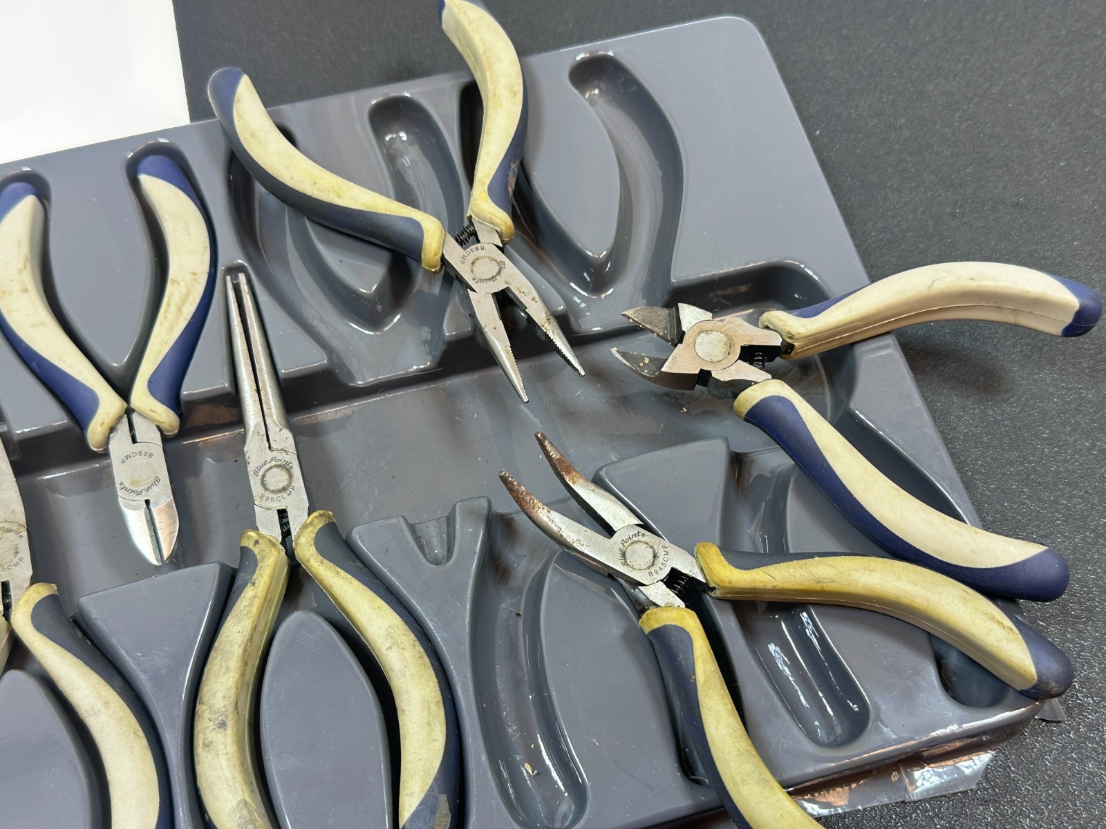 Blue-Point Tools BMPL1000 9pc Soft Grip Precision Mini Pliers And Cutters Set
