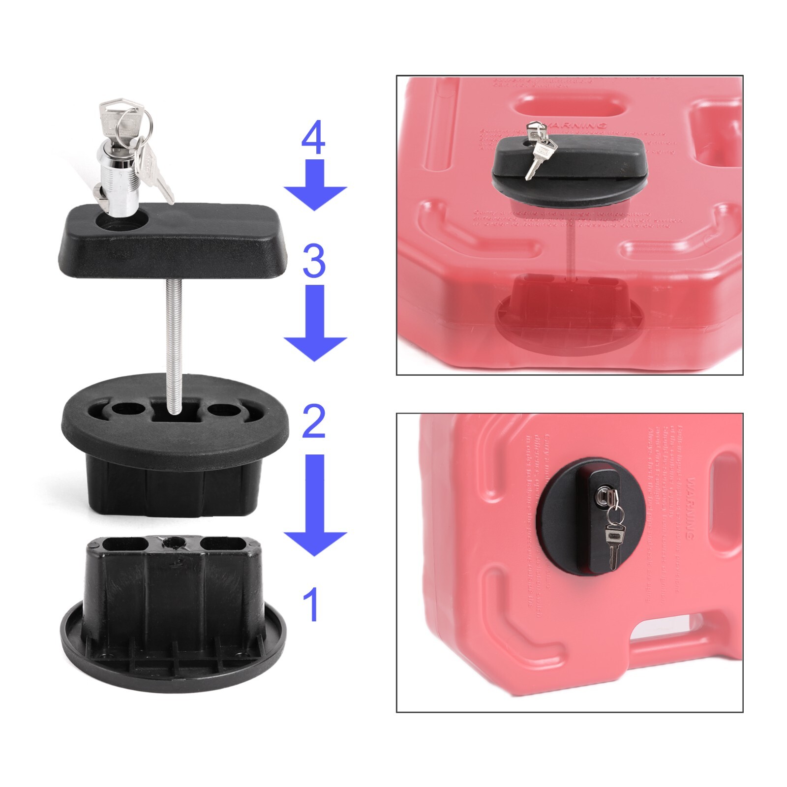 Locking Pack Mount For 30L/8 Gallon Oil Fuel Tank Fuel pack Locking Tool Set