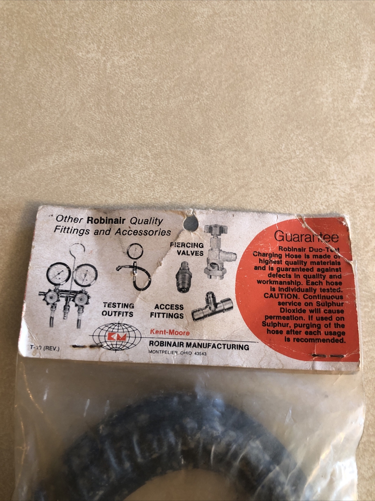 NOS Robinair Duo-Test charging lines CH-36E-IB 40037 1/4″ SAE Quick Coupler