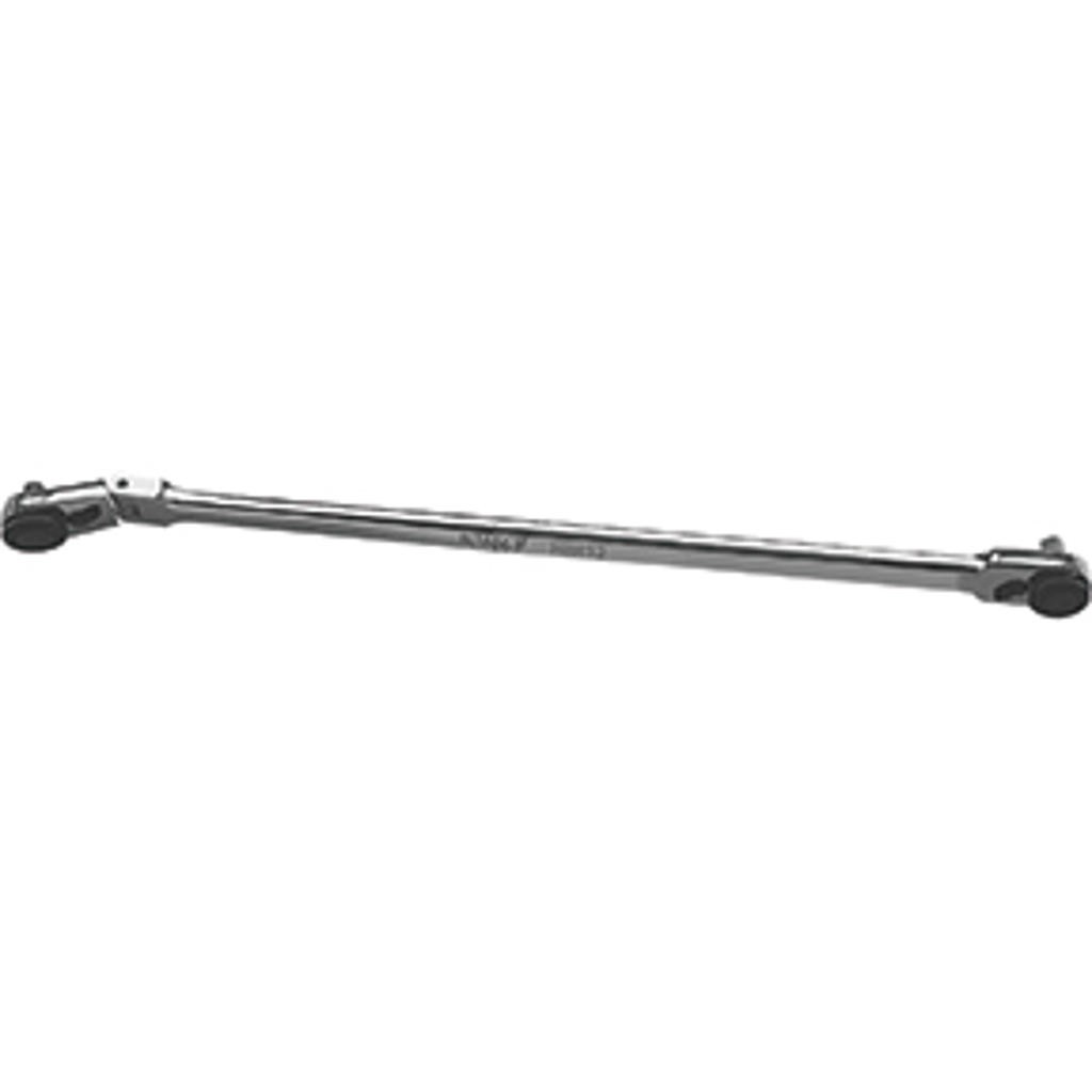 12 Long 1/4 Hex Bit Ratchet Wrench with Removable 1/4 Square Drive Adapter, 180